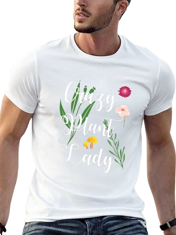 Crazy Plant Lady Graphic T-Shirt