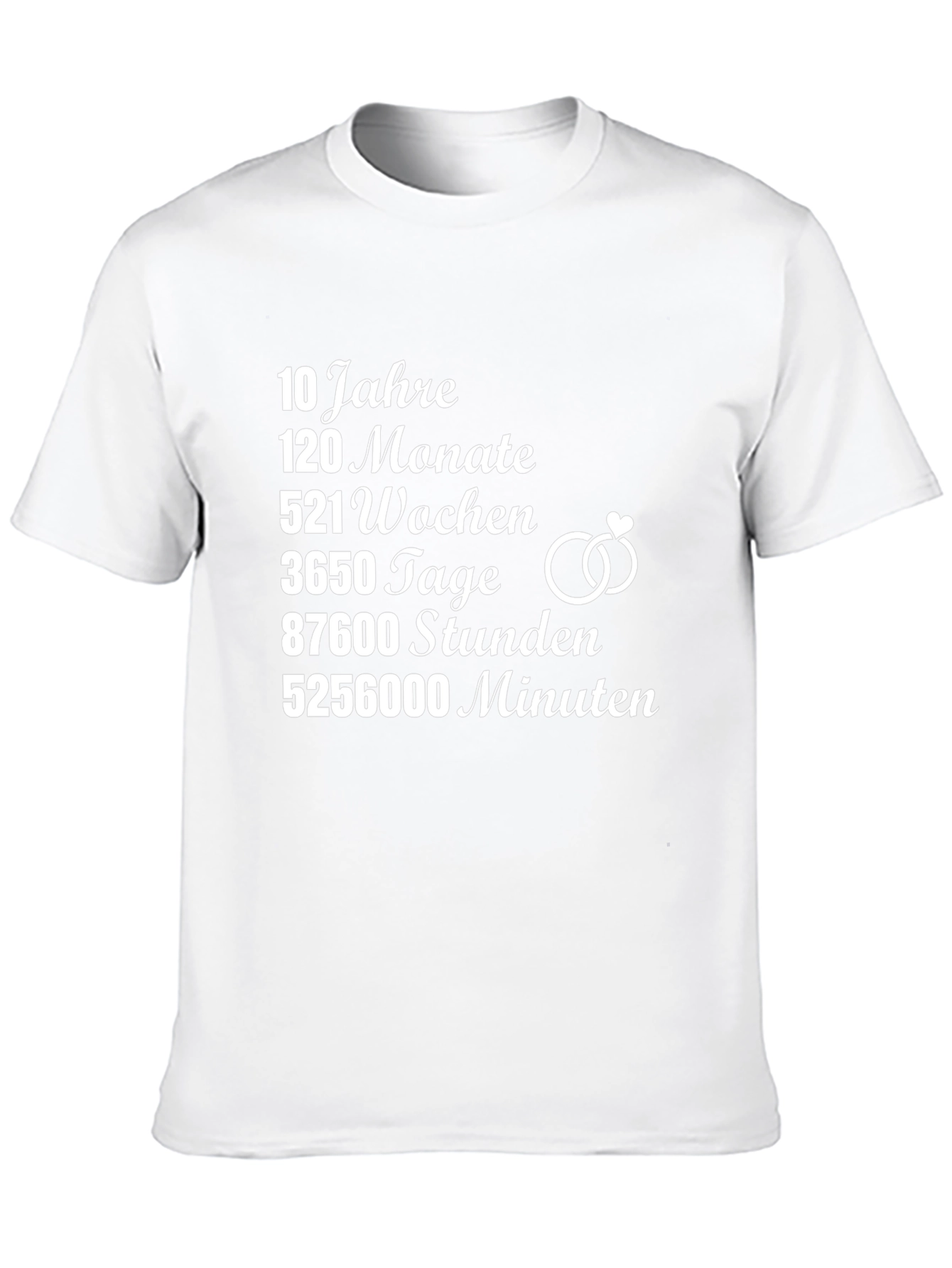 10 Year Anniversary T-Shirt - Perfect Gift
