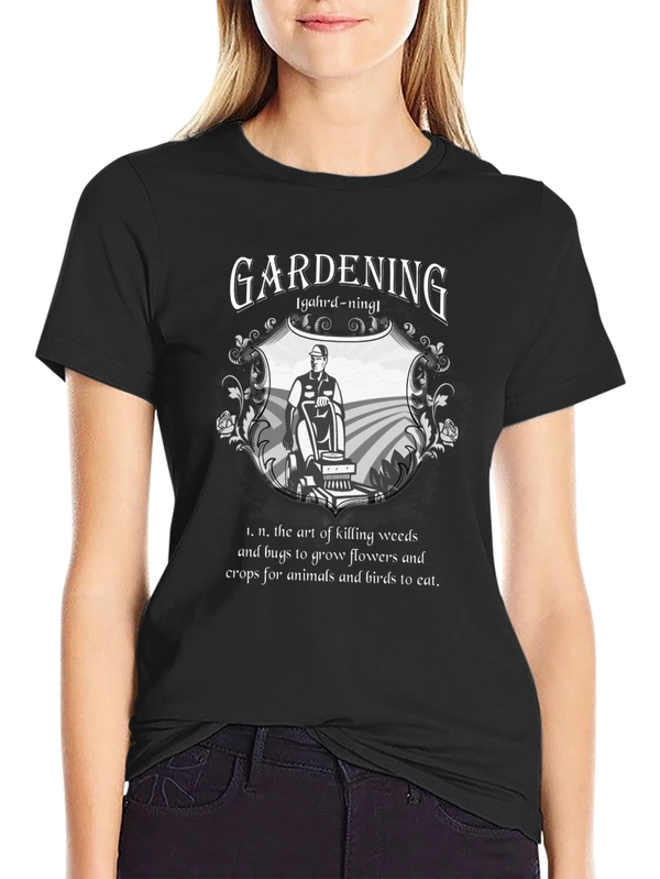 Gardening Definition Graphic T-Shirt