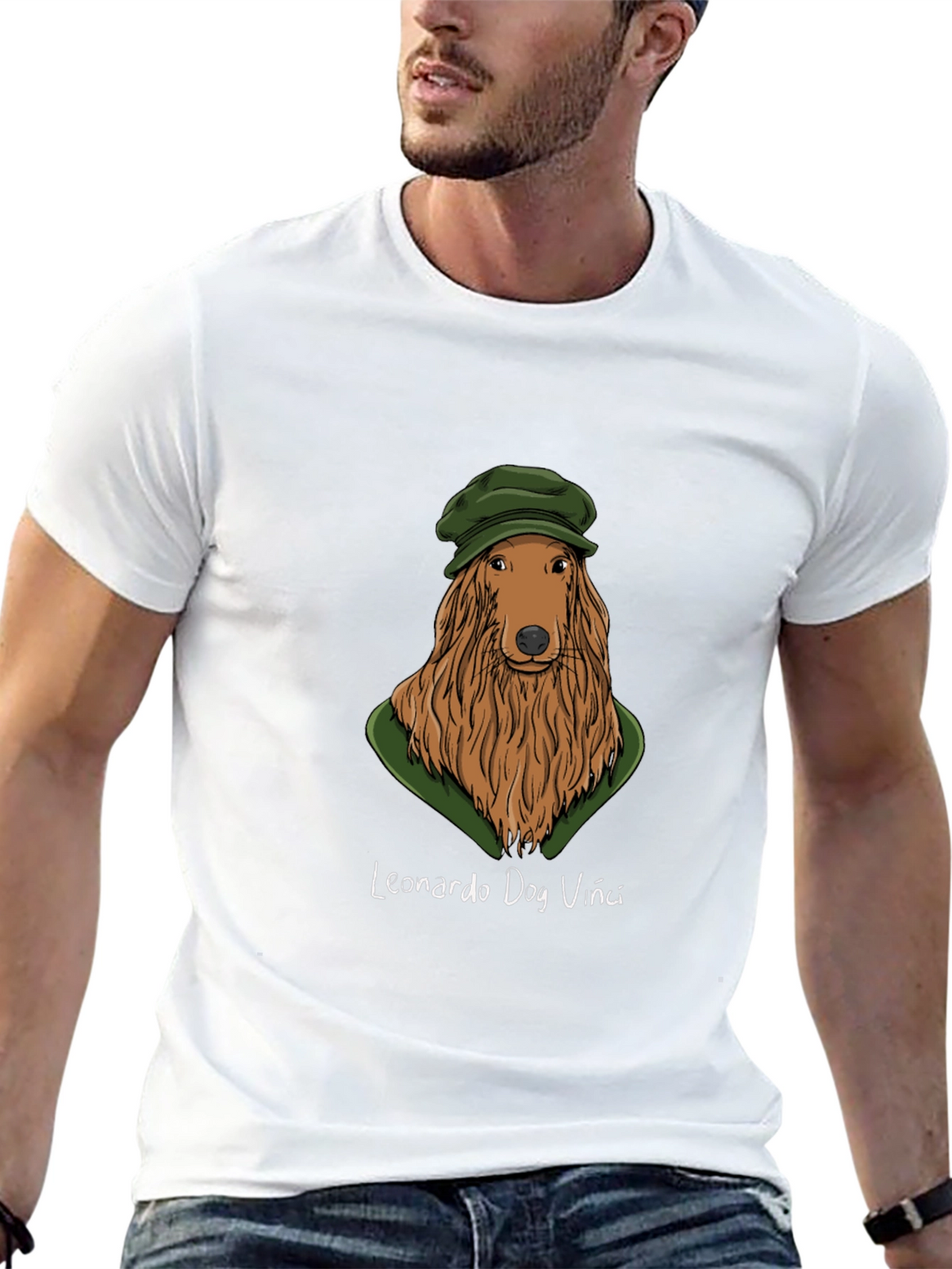 Leonardo Dog Vinci T-Shirt - Funny Art Tee