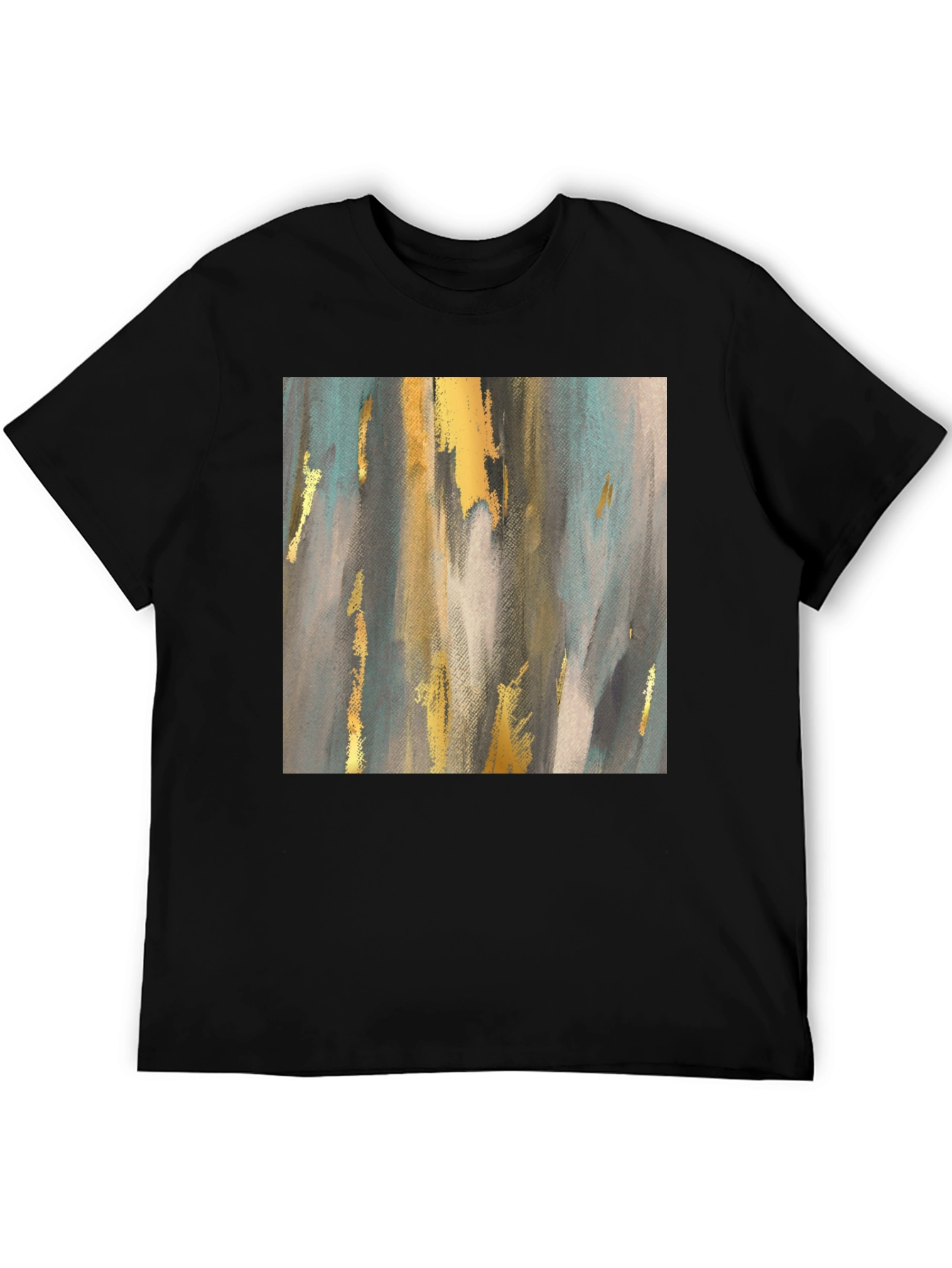 Abstract Art Graphic Tee - Modern Style Shirt