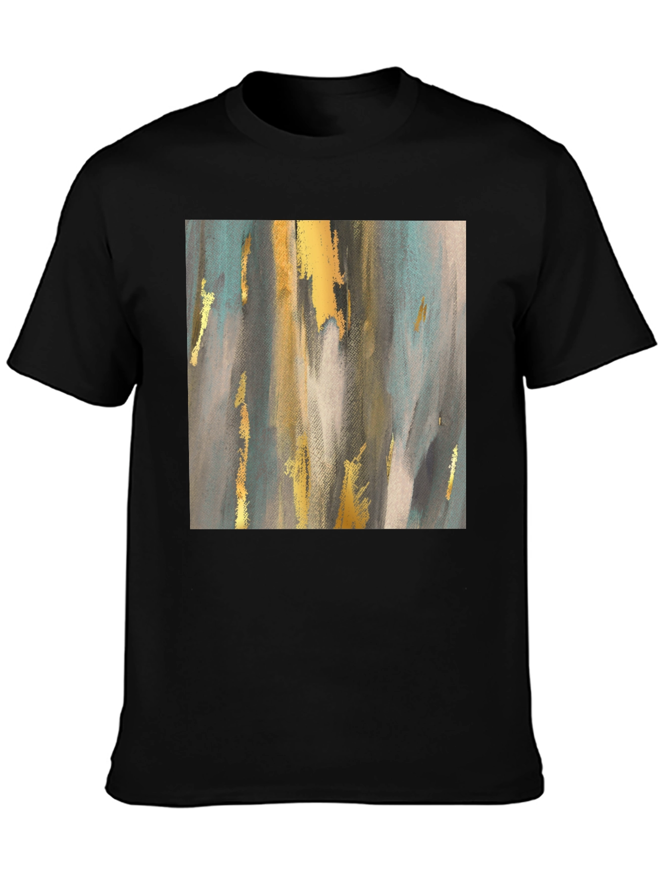 Abstract Art Graphic Tee - Modern Style Shirt