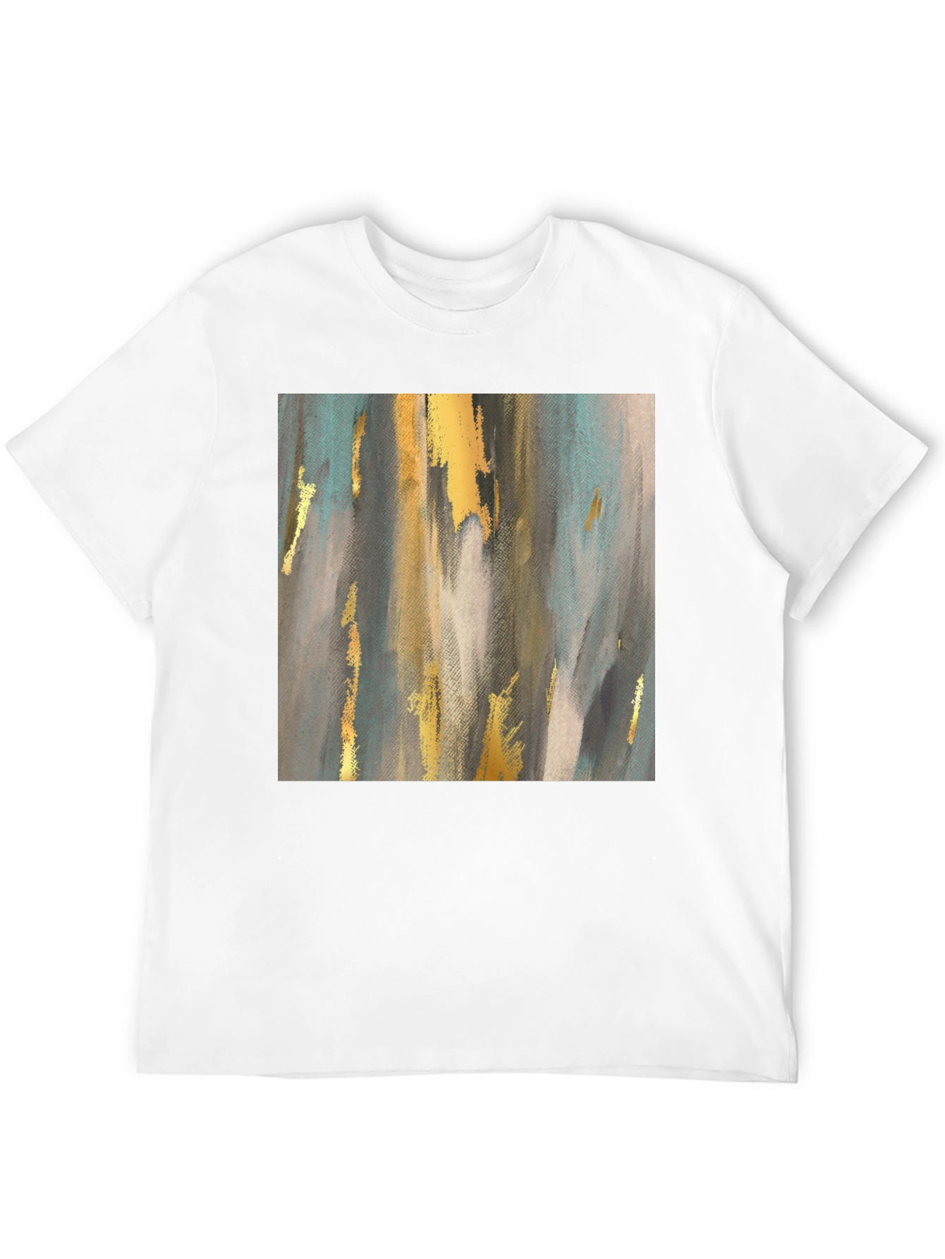 Abstract Art Graphic Tee - Modern Style Shirt