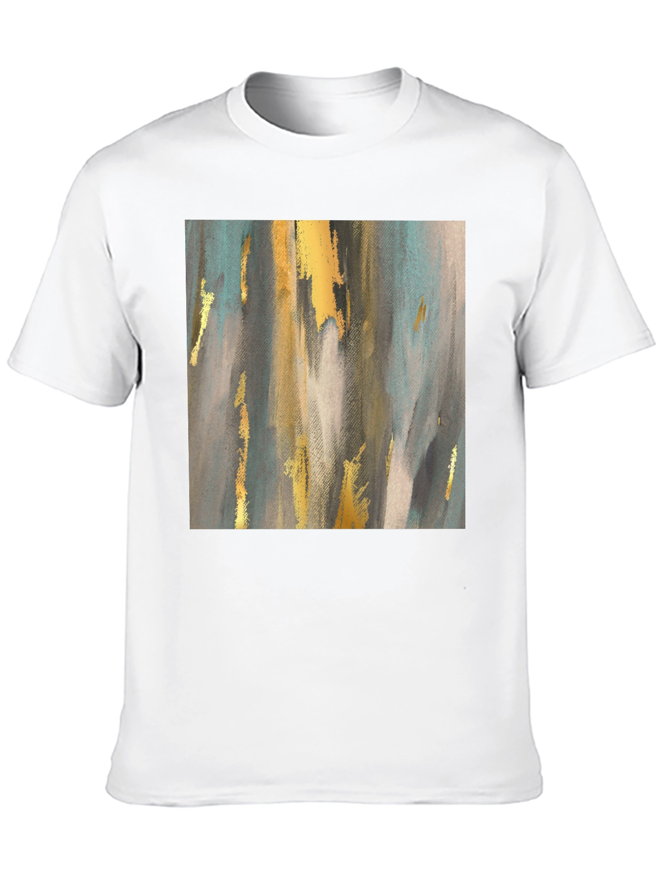 Abstract Art Graphic Tee - Modern Style Shirt