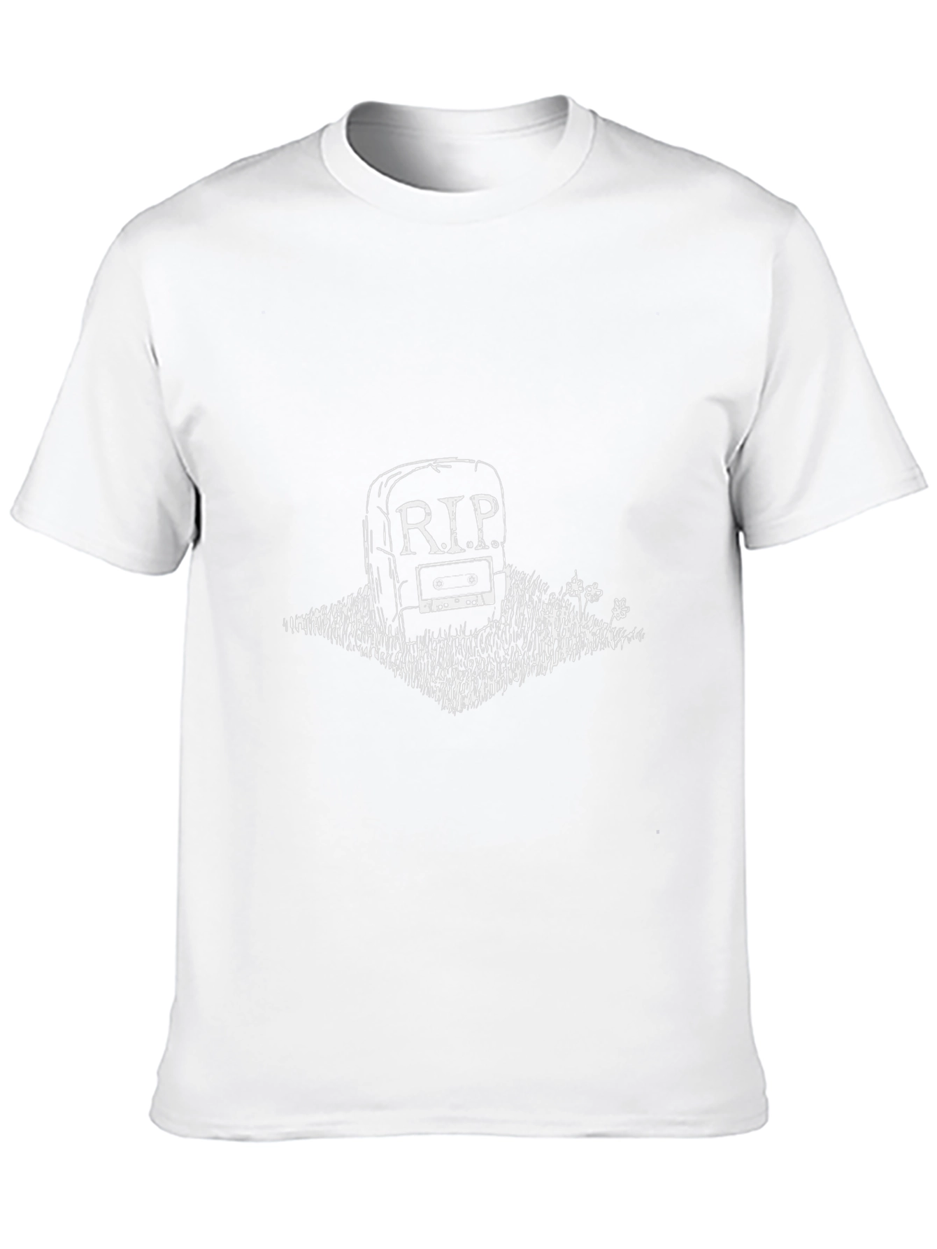 RIP Cassette Tape Black T-Shirt
