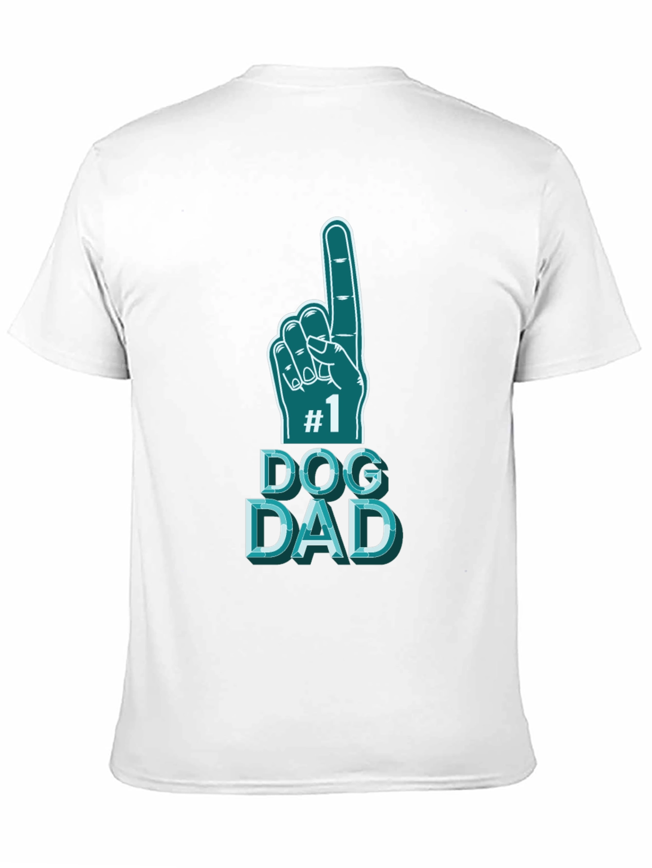 #1 Dog Dad T-Shirt - Black Graphic Tee
