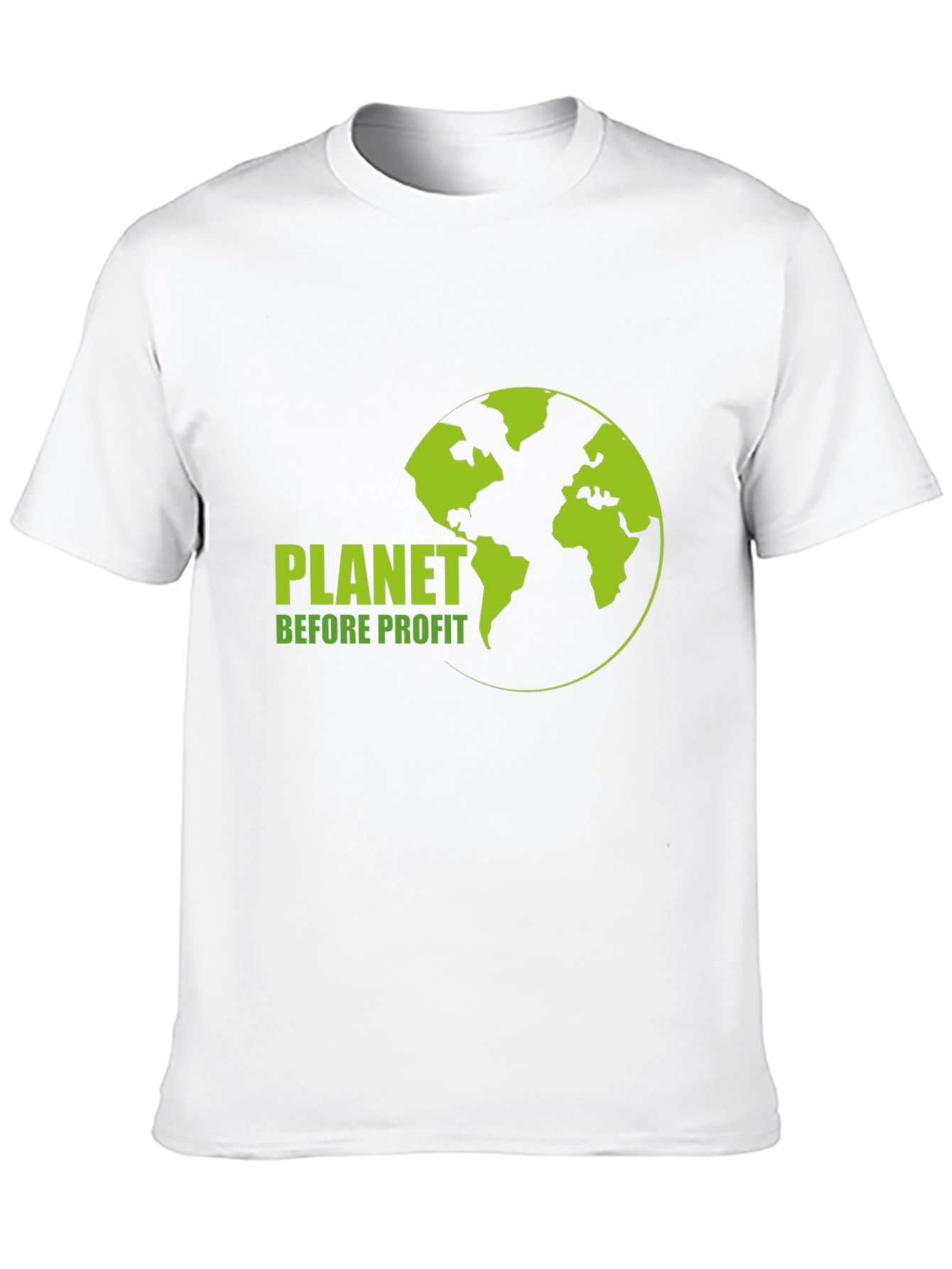 Planet Before Profit Black Graphic Tee