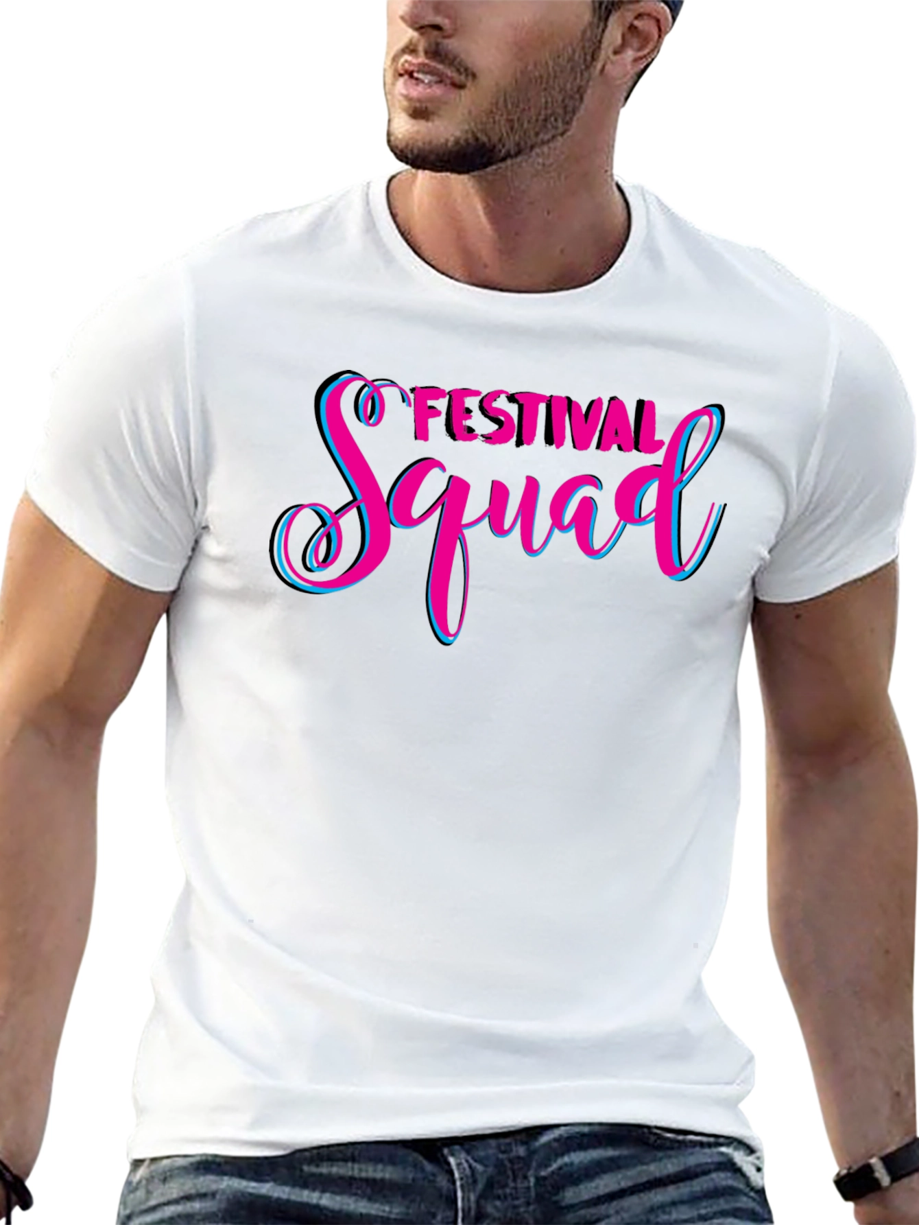Festival Squad Graphic Tee - Stylish & Comfy