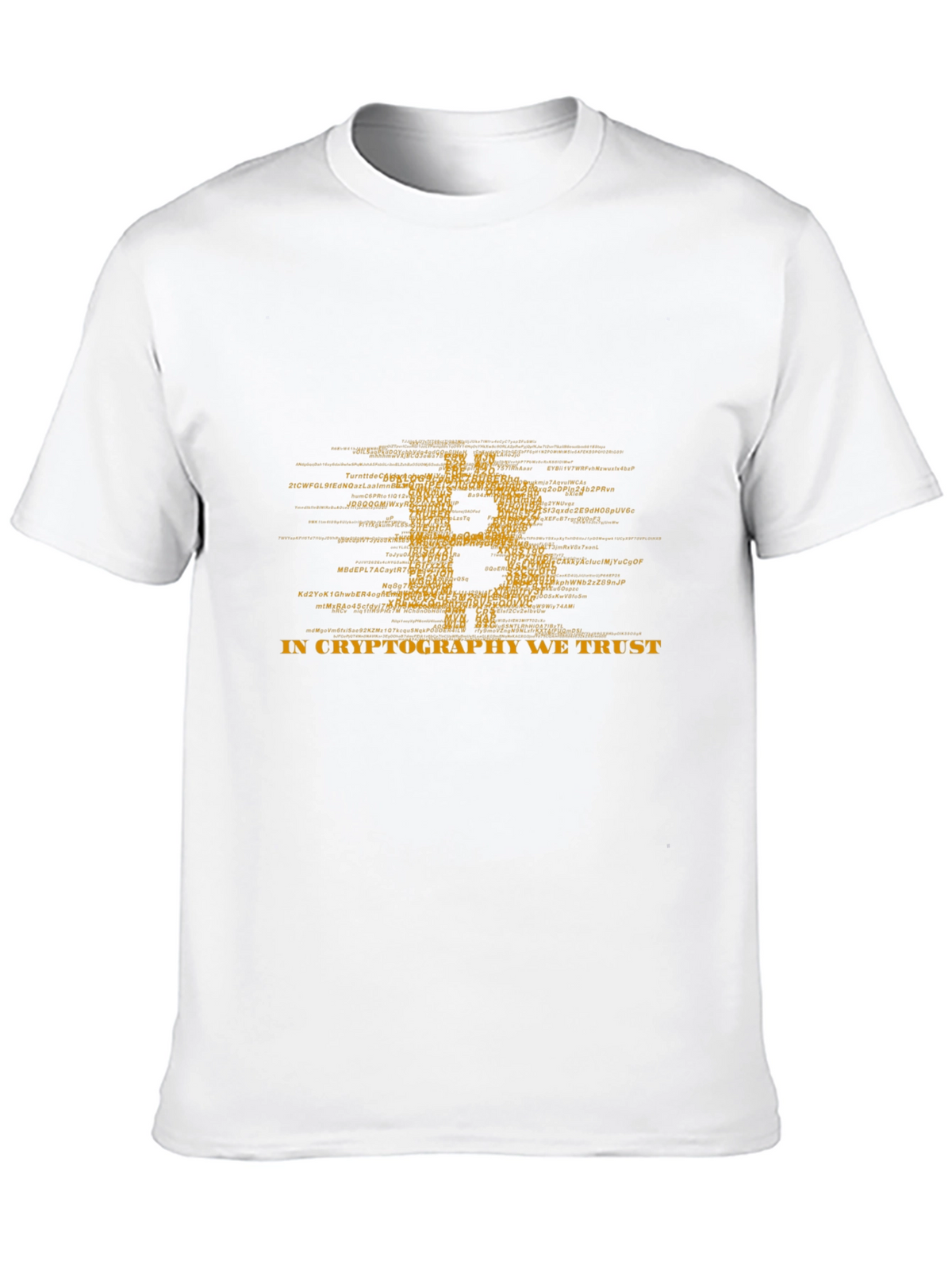 Bitcoin Crypto T-Shirt - In Cryptography We Trust