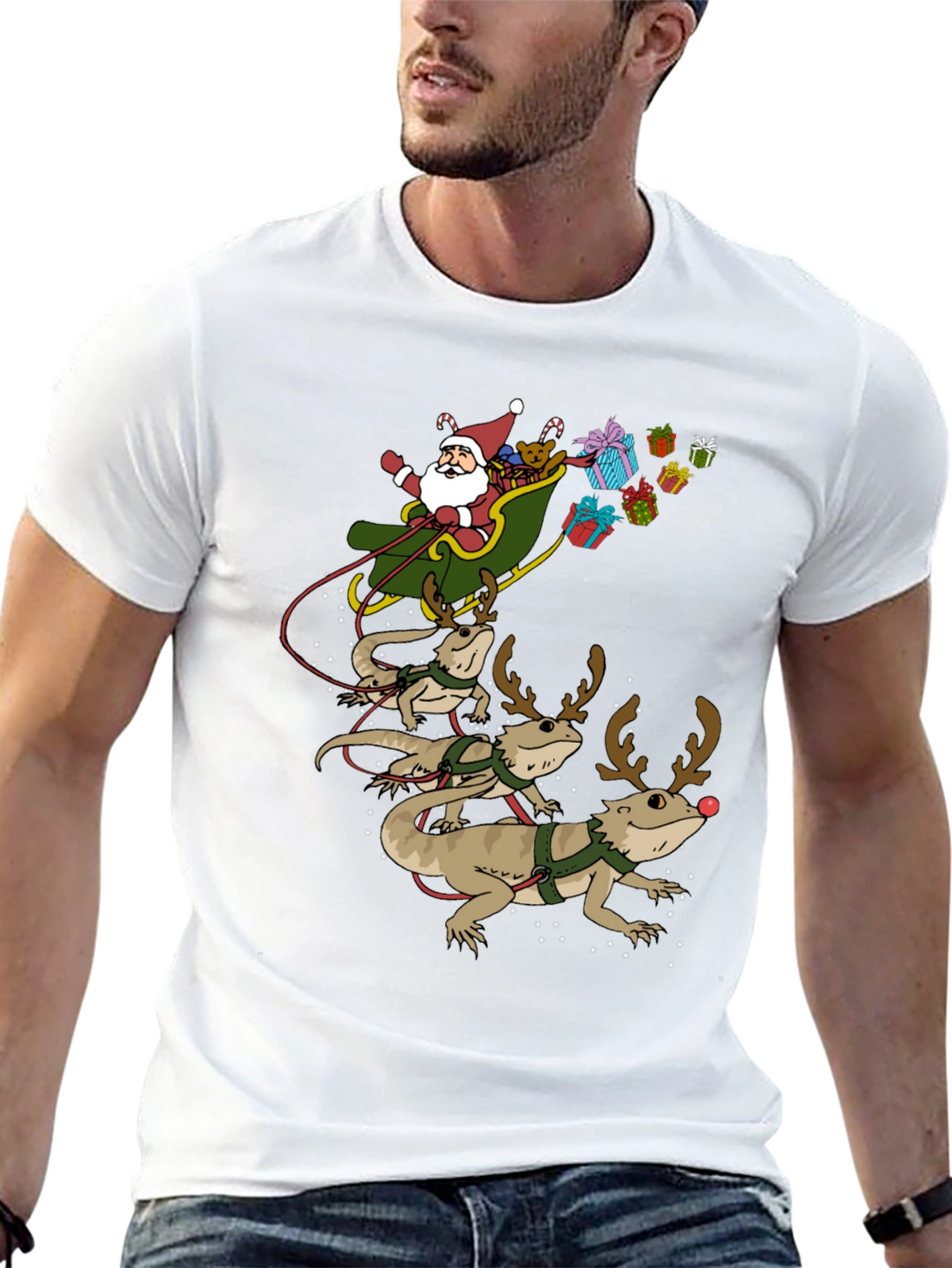 Bearded Dragon Christmas T-Shirt