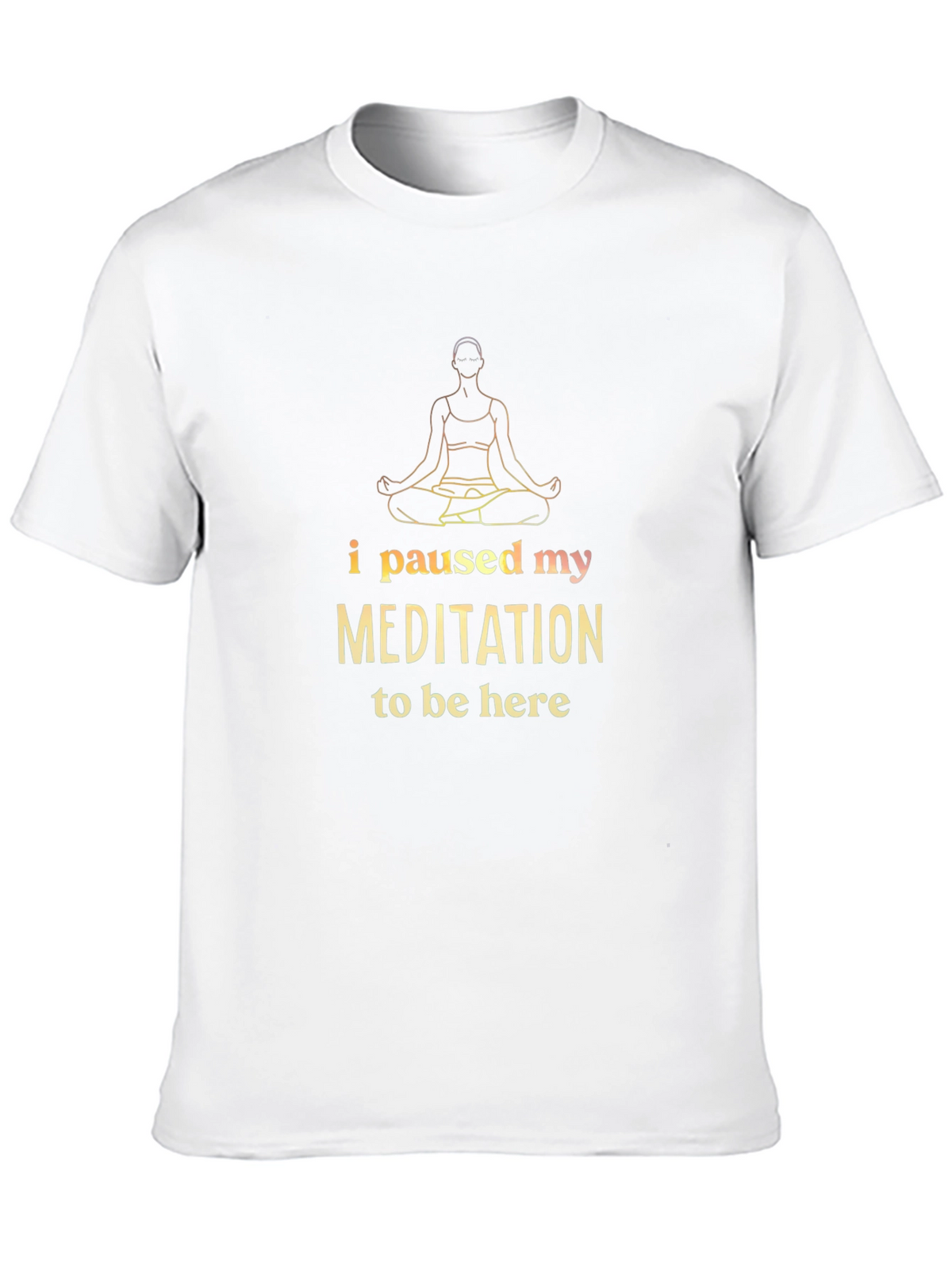 Meditation Break Black T-Shirt