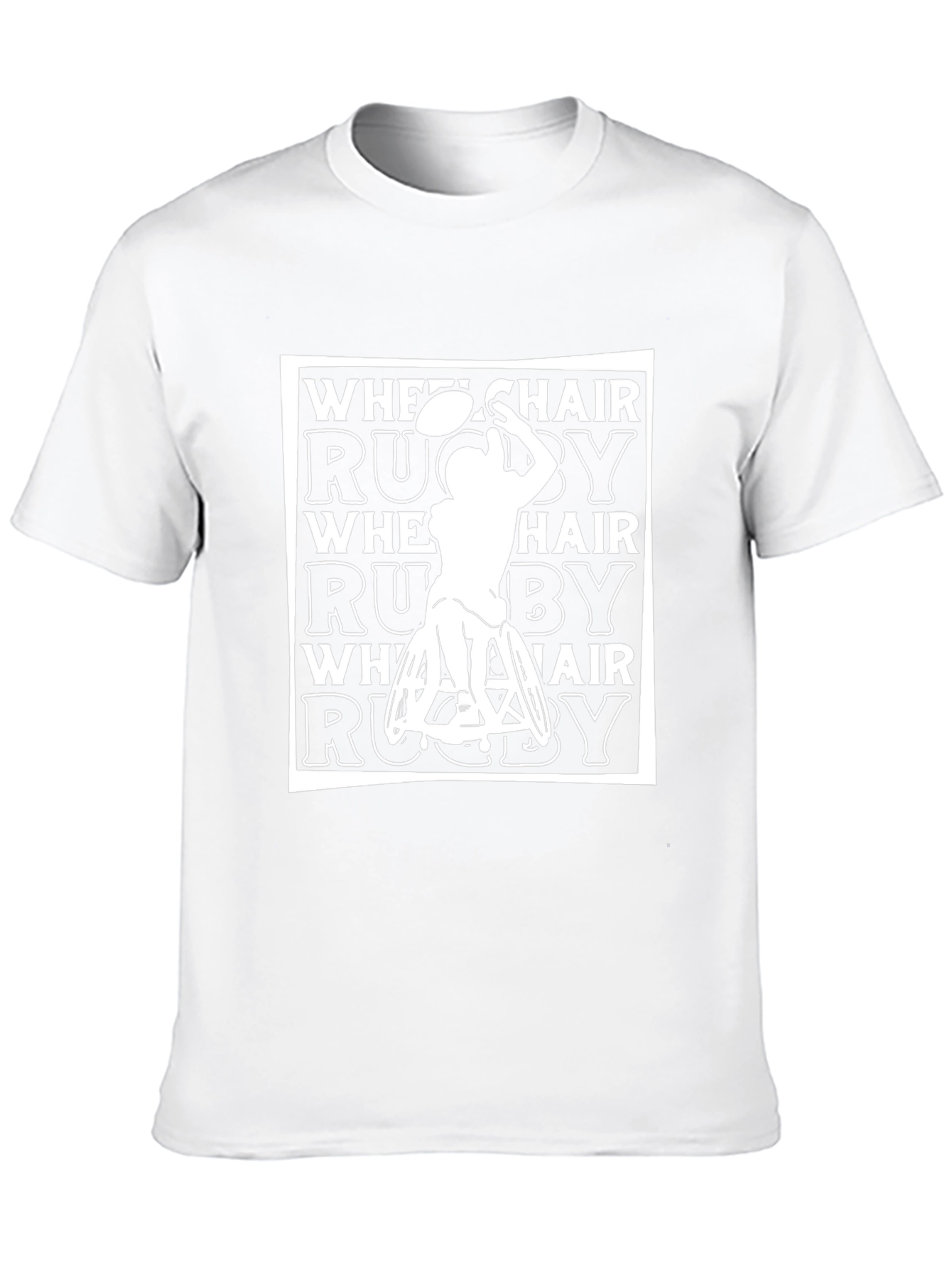 Wheelchair Rugby Graphic Tee - Black