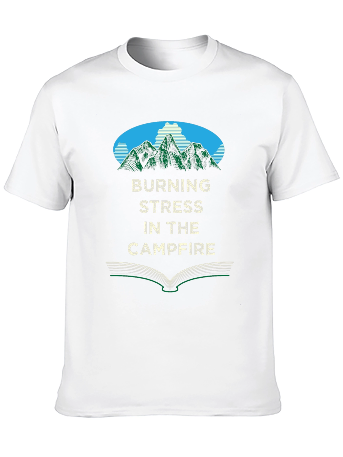 Burning Stress Campfire T-Shirt
