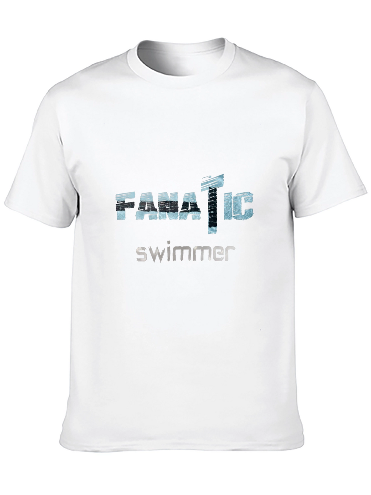 Fanatic Swimmer Black Graphic Tee