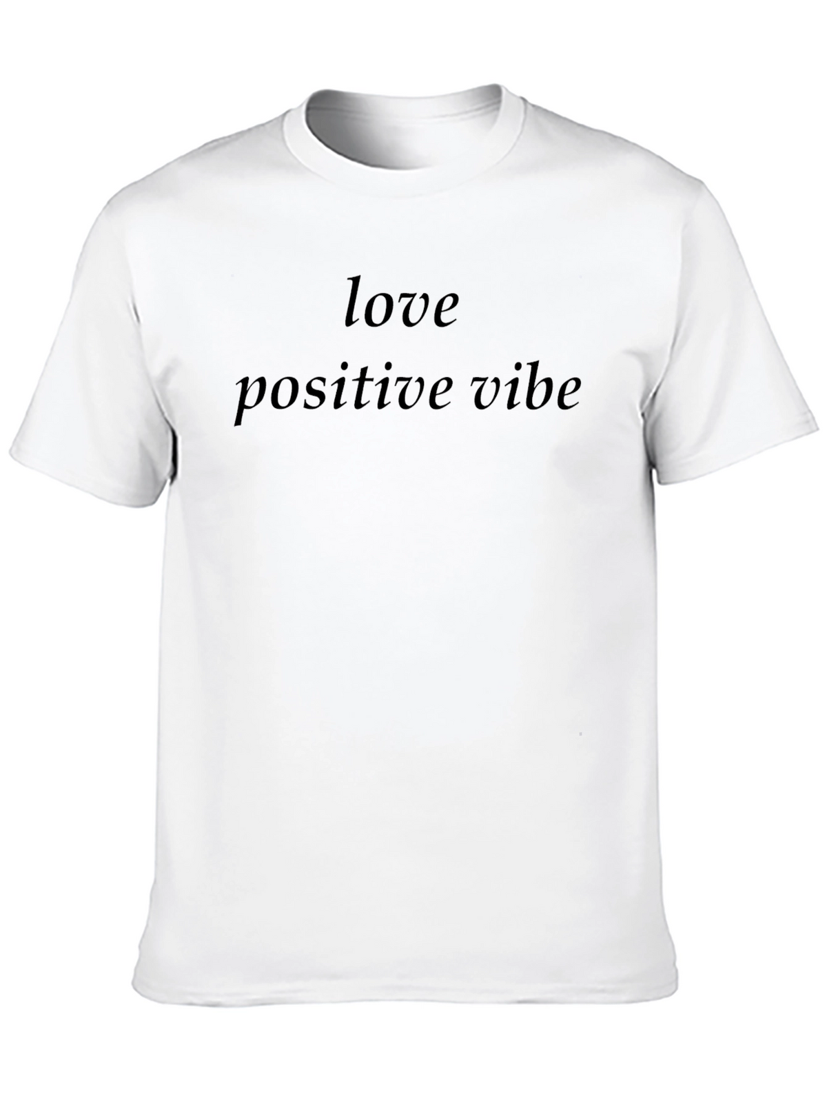 Love & Positive Vibes Black T-Shirt