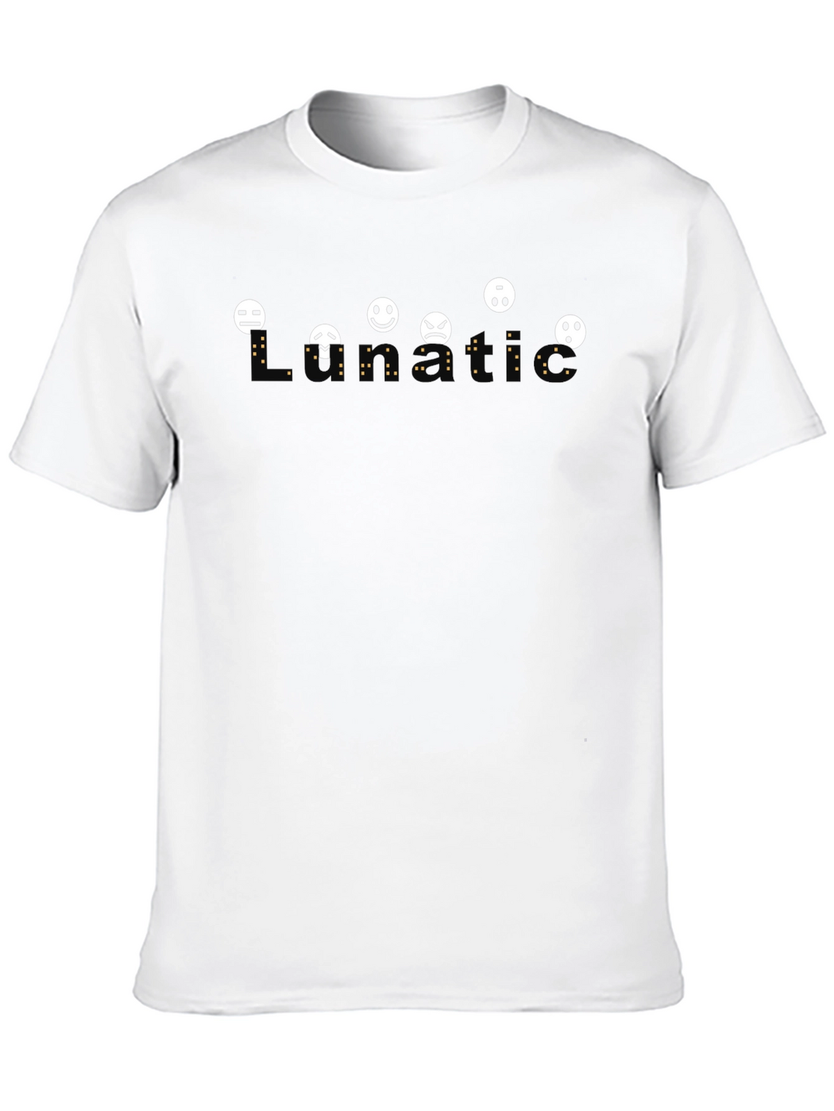 Lunatic Emoji T-Shirt - Funny Graphic Tee
