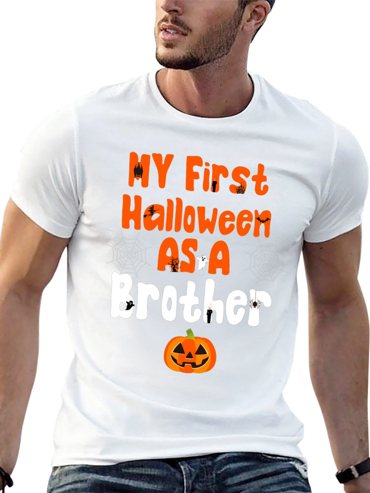 My First Halloween As A Brother T-Shirt