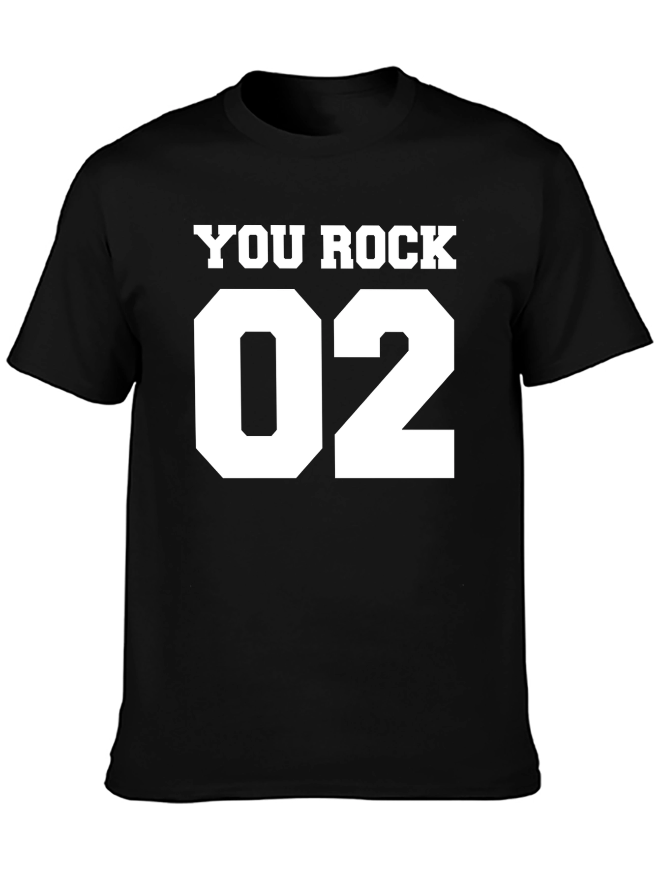 You Rock 02 Graphic T-Shirt - Black