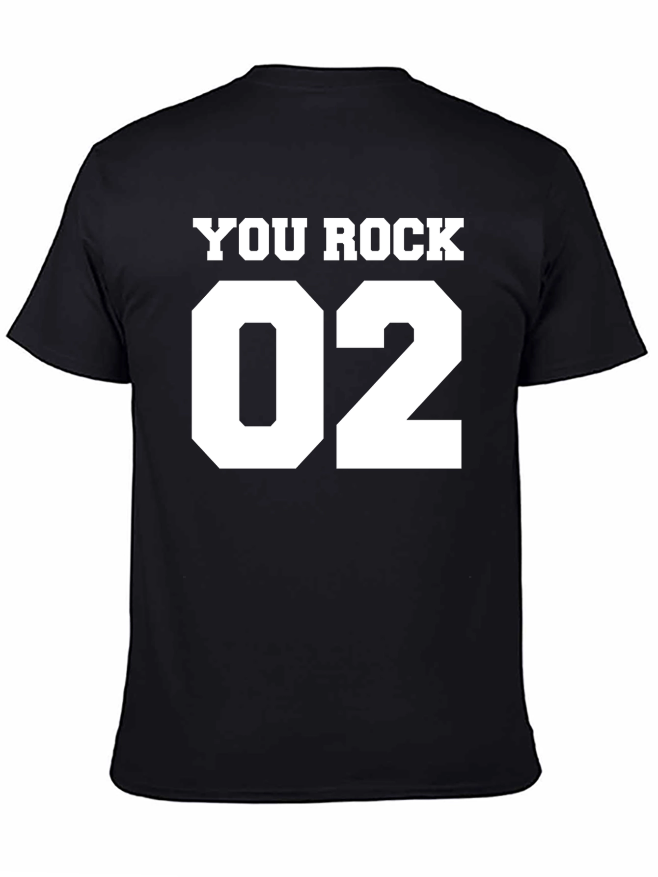 You Rock 02 Graphic T-Shirt - Black