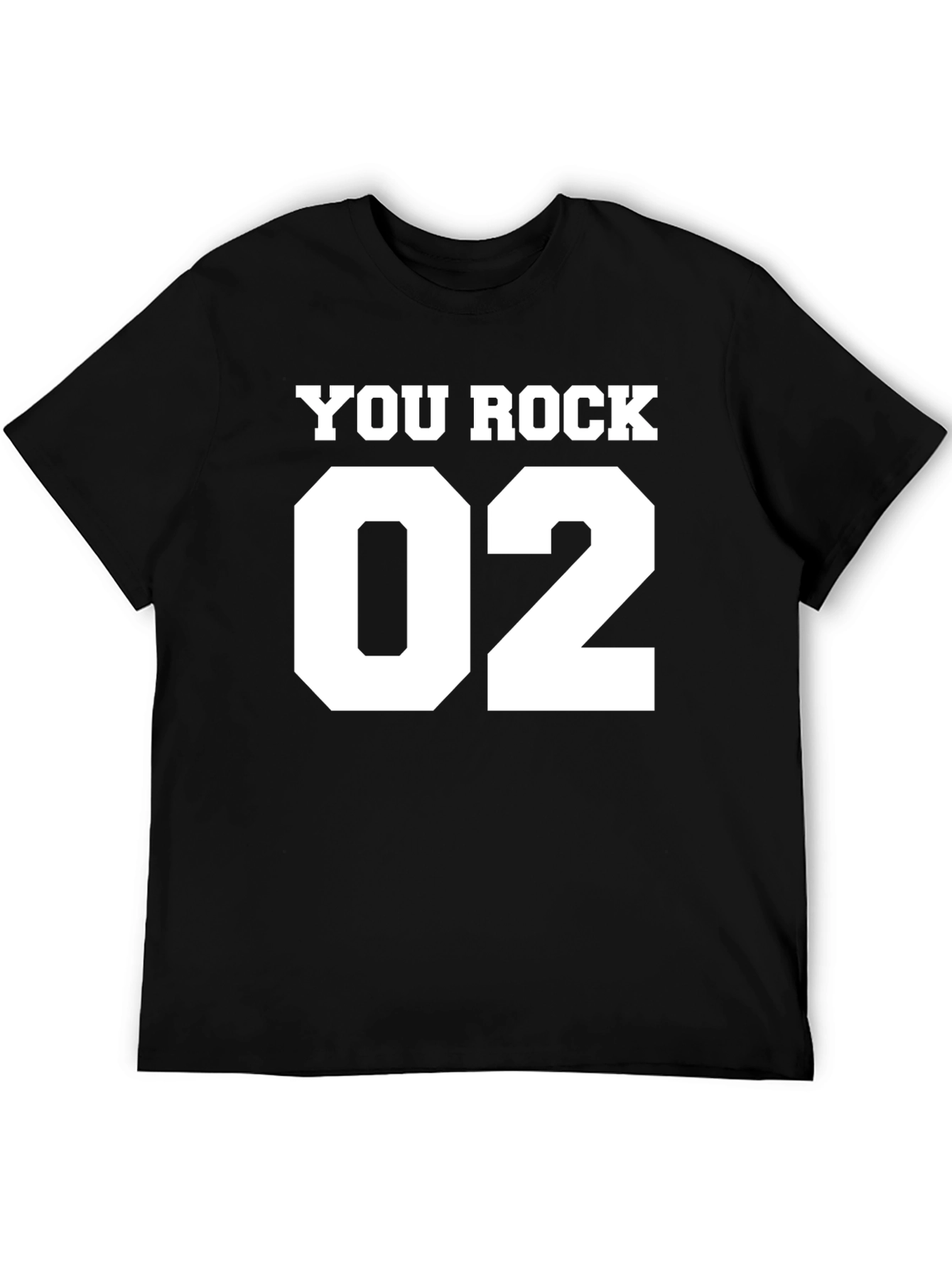 You Rock 02 Graphic T-Shirt - Black