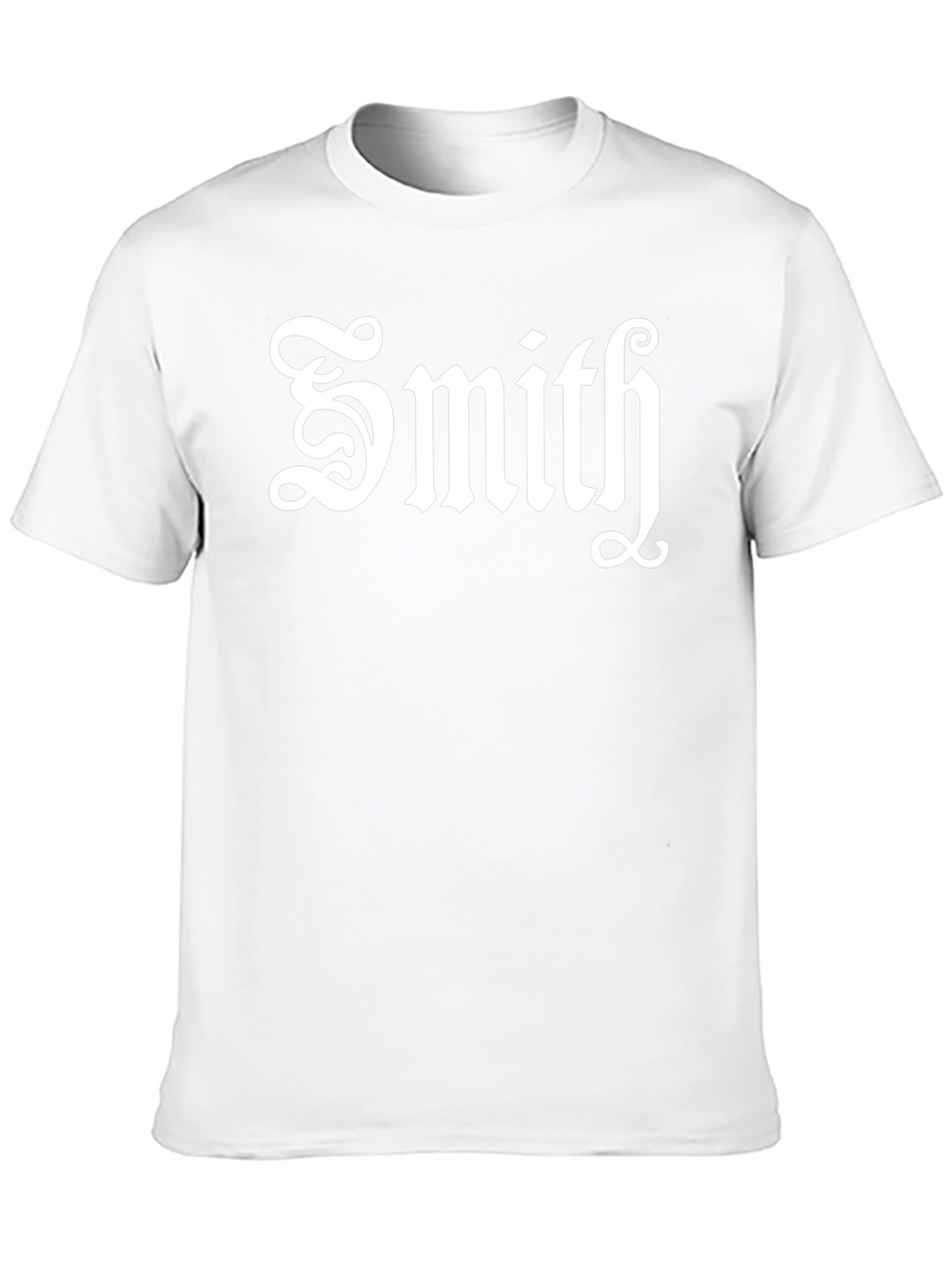 Smith T-Shirt Black Custom Surname Tee