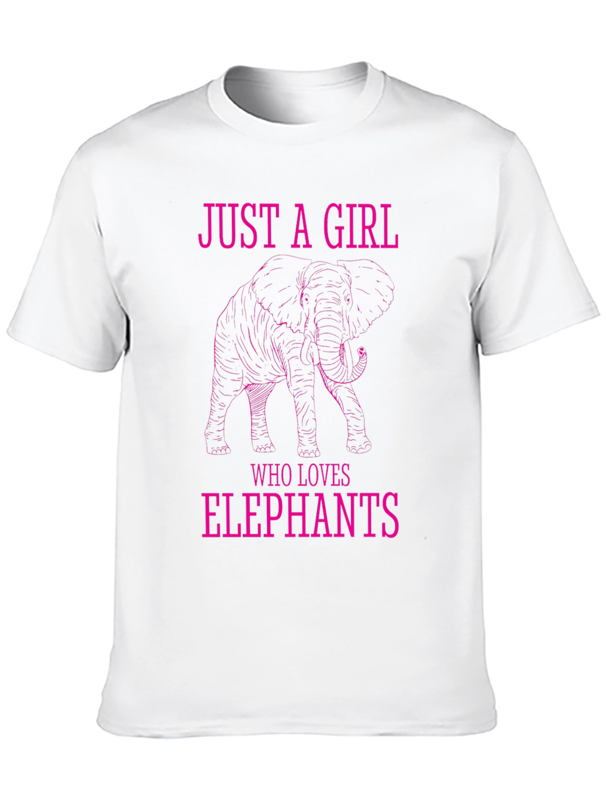 Just a Girl Who Loves Elephants T-Shirt