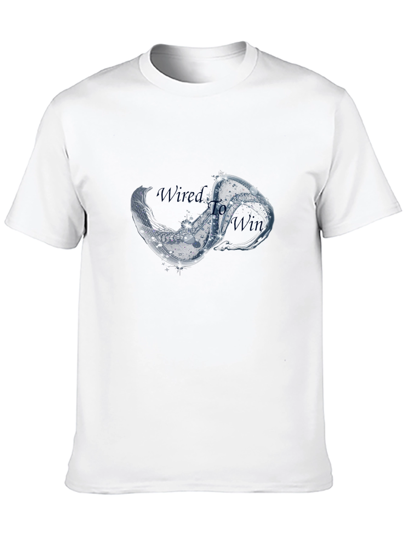 Stylish Black T-Shirt with Infinity Design