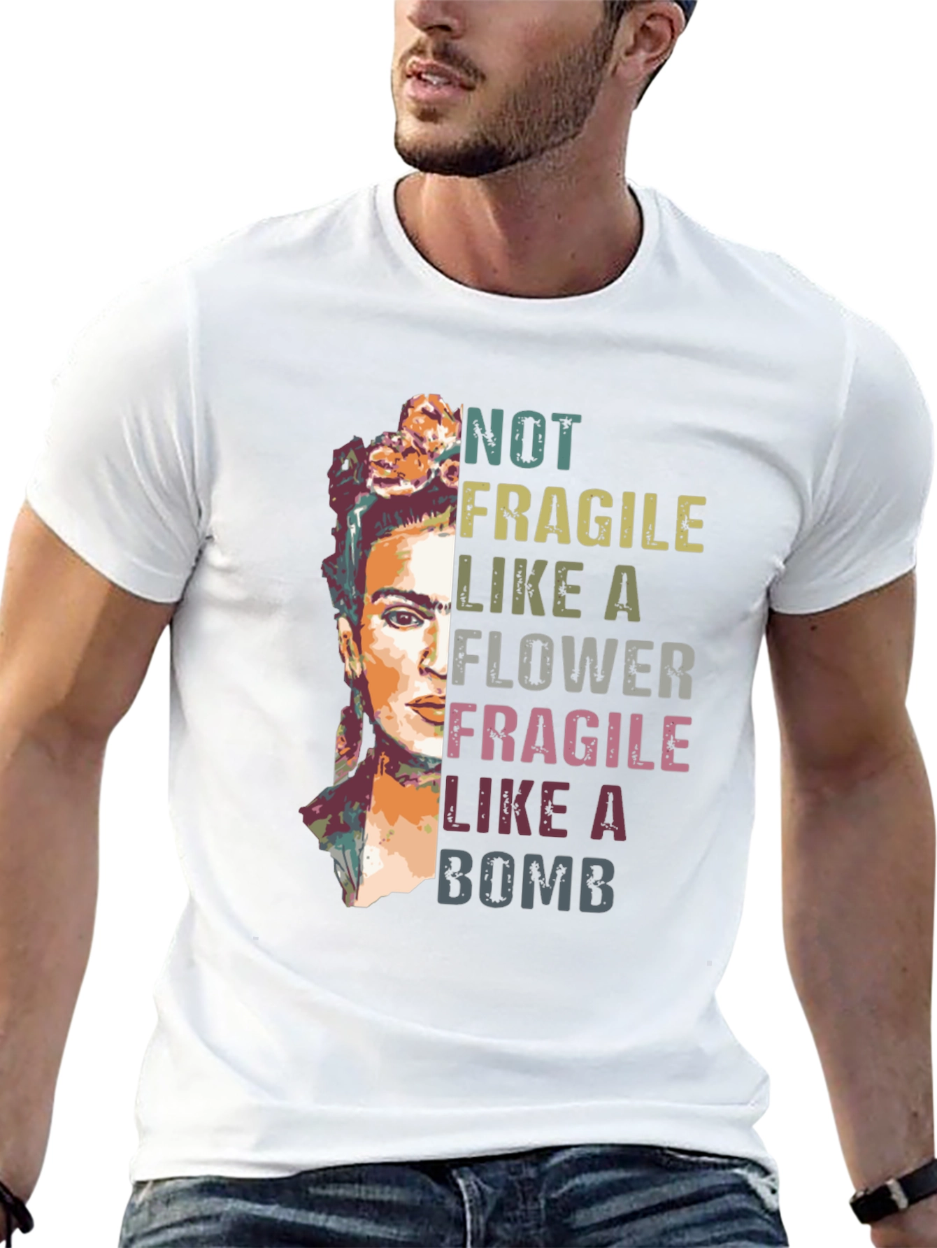 Frida Kahlo Not Fragile Graphic T-Shirt