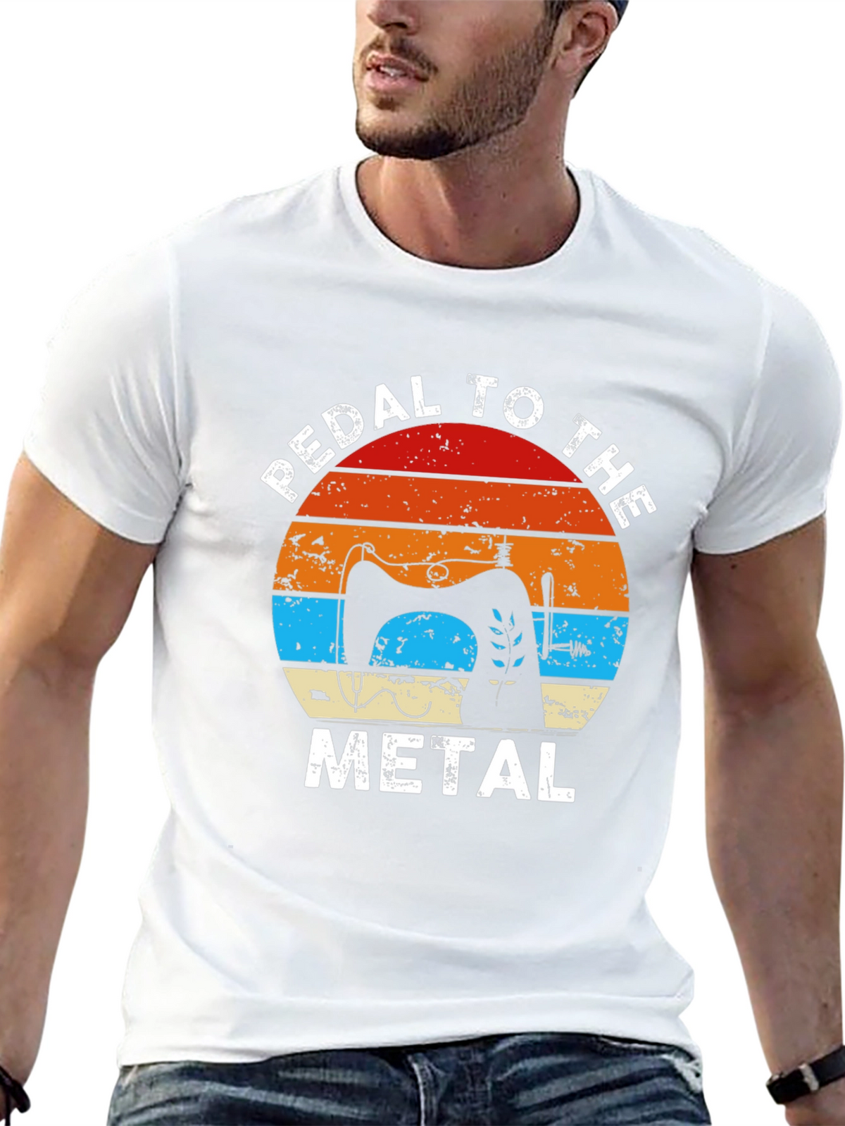 Pedal to the Metal Sewing T-Shirt