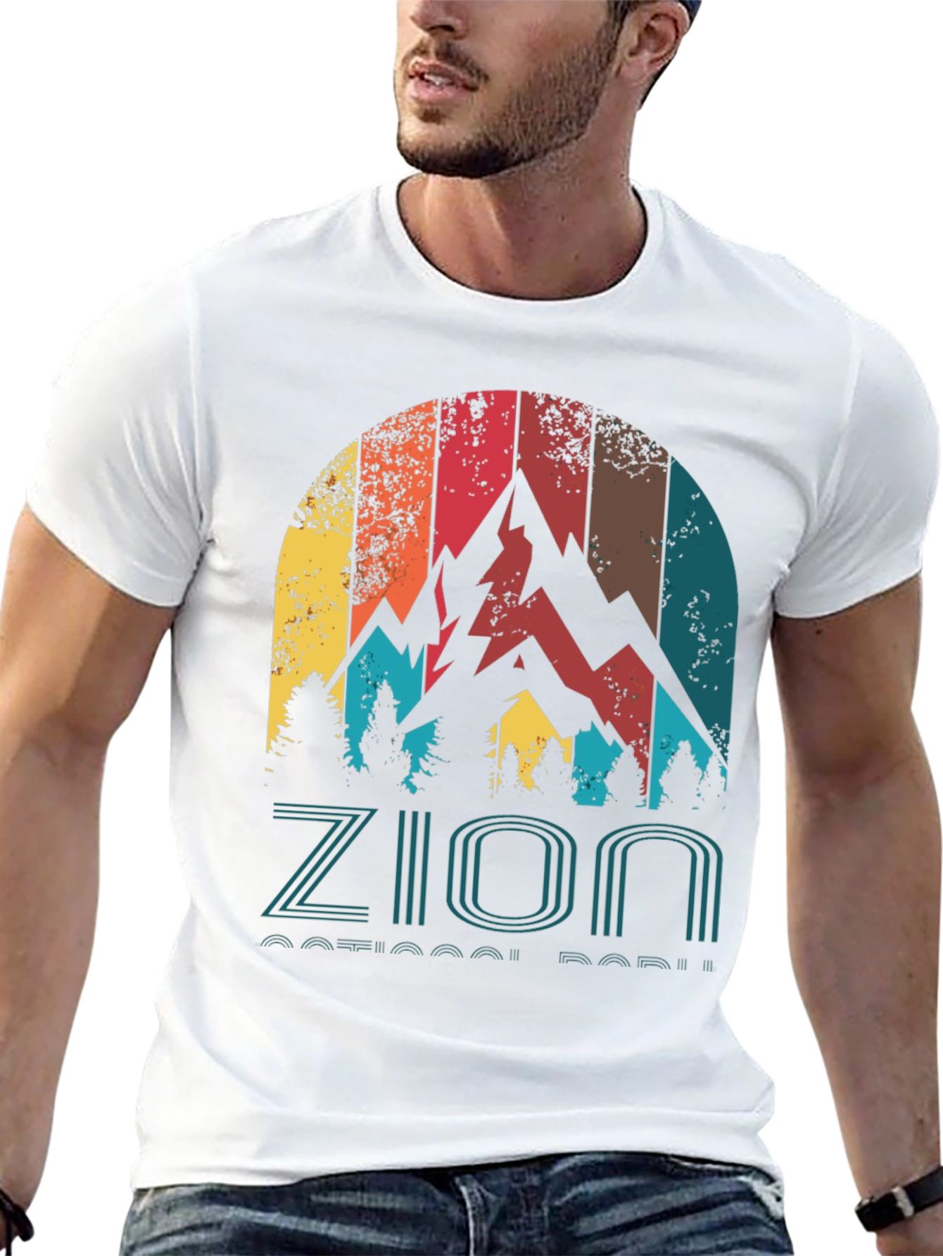 Zion National Park Retro Graphic Tee