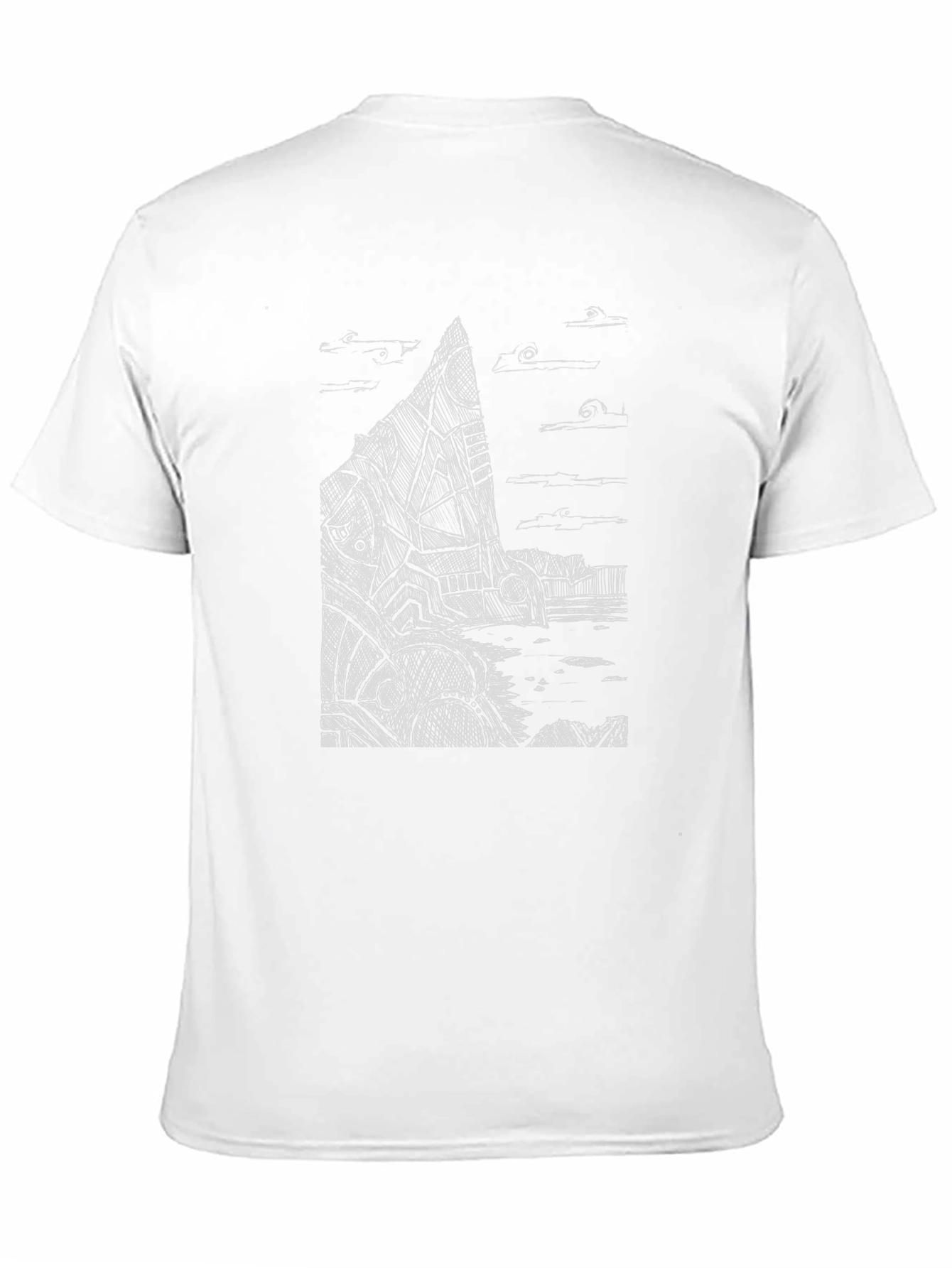 Abstract Architect Tee - Mens Black Graphic T-Shirt