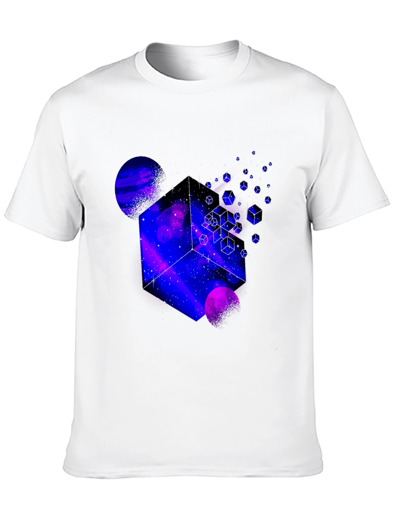 Cosmic Cube Graphic Tee - Mens Black T-Shirt