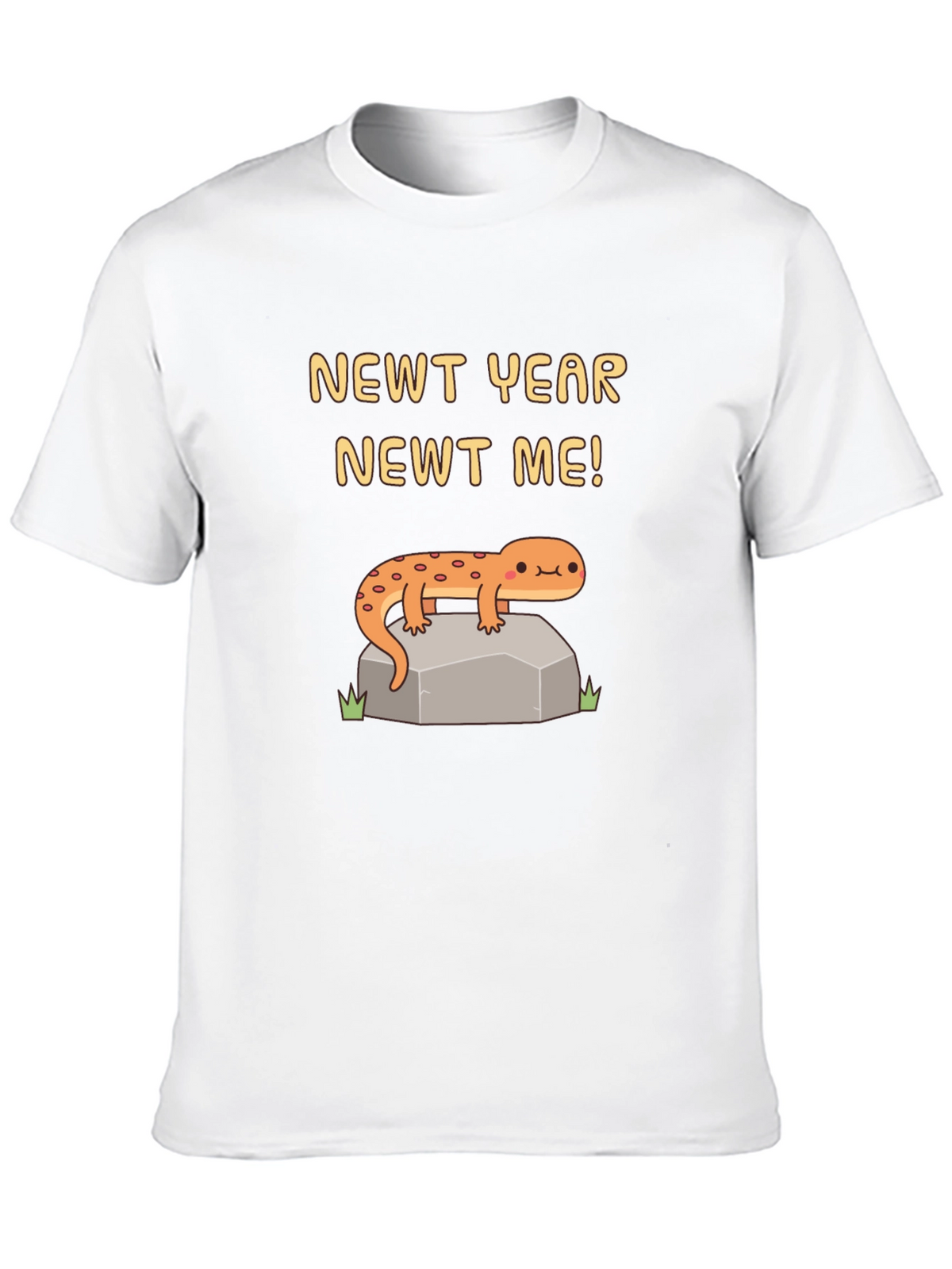 Newt Year Newt Me Black T-Shirt