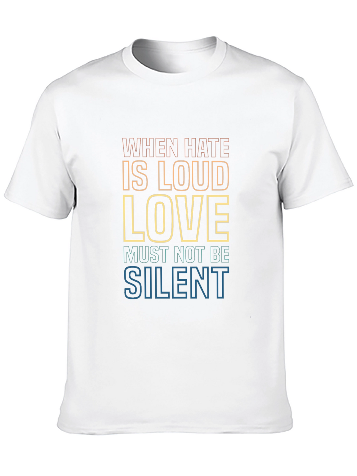 Love Must Not Be Silent Graphic Tee