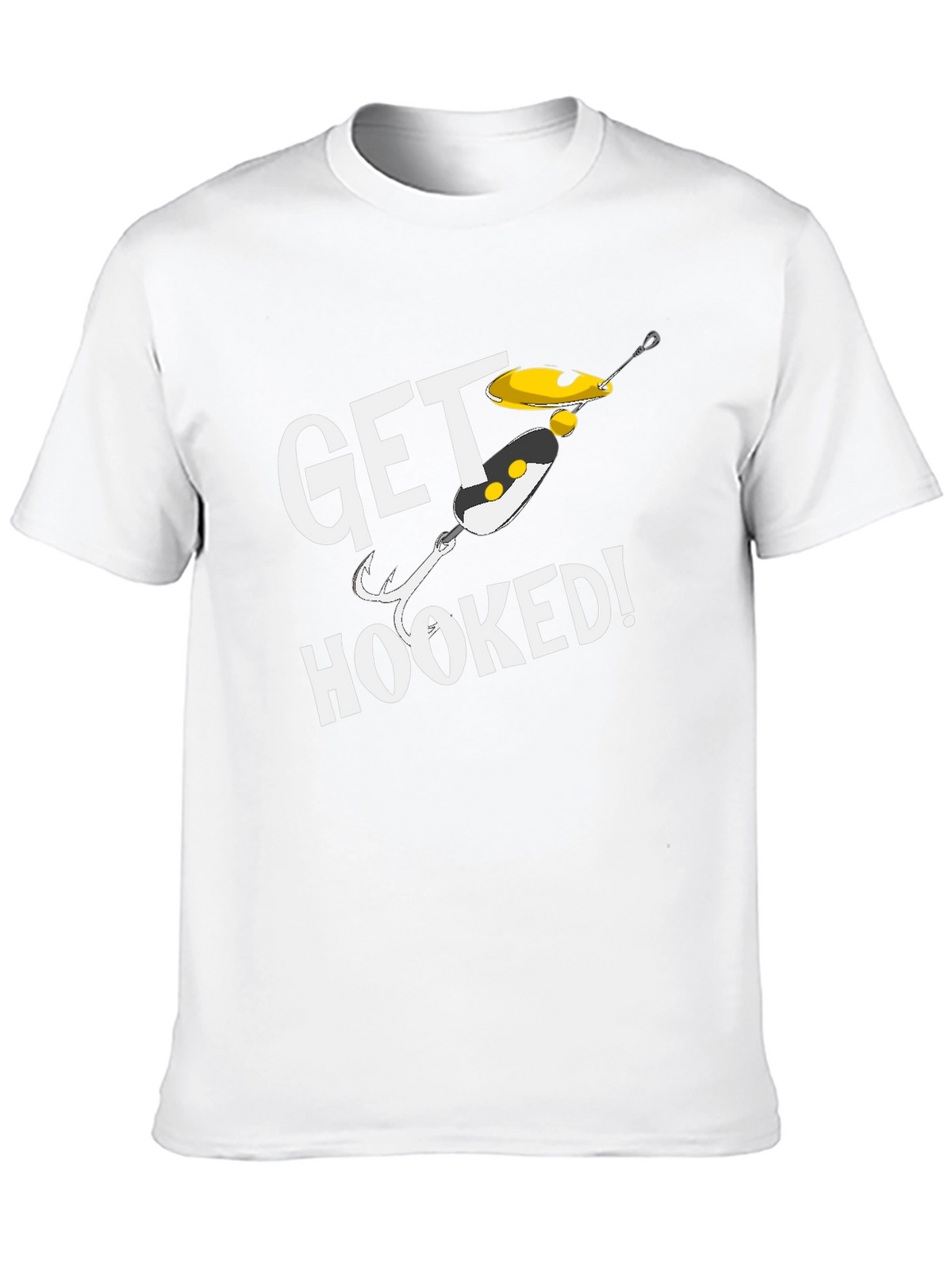 Get Hooked Fishing T-Shirt - Angler Gift