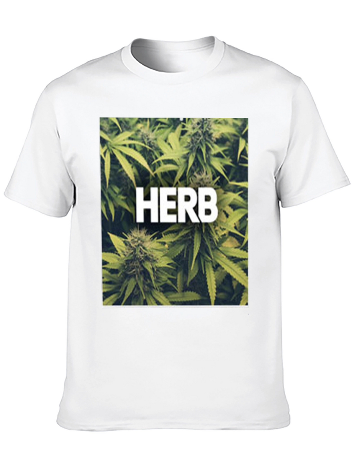 Herb Graphic Black T-Shirt