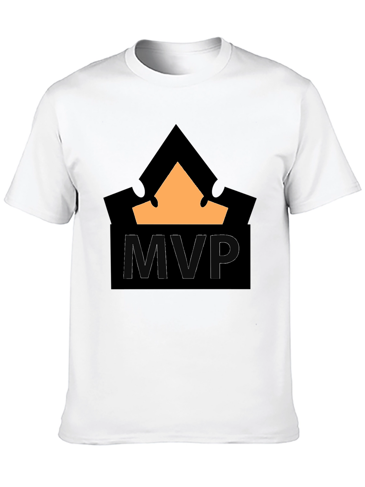 MVP Crown T-Shirt - Black Cotton Blend