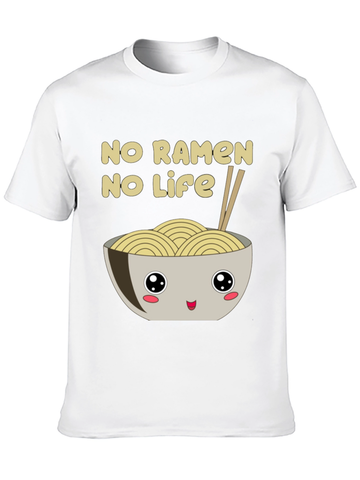 No Ramen No Life Graphic T-Shirt