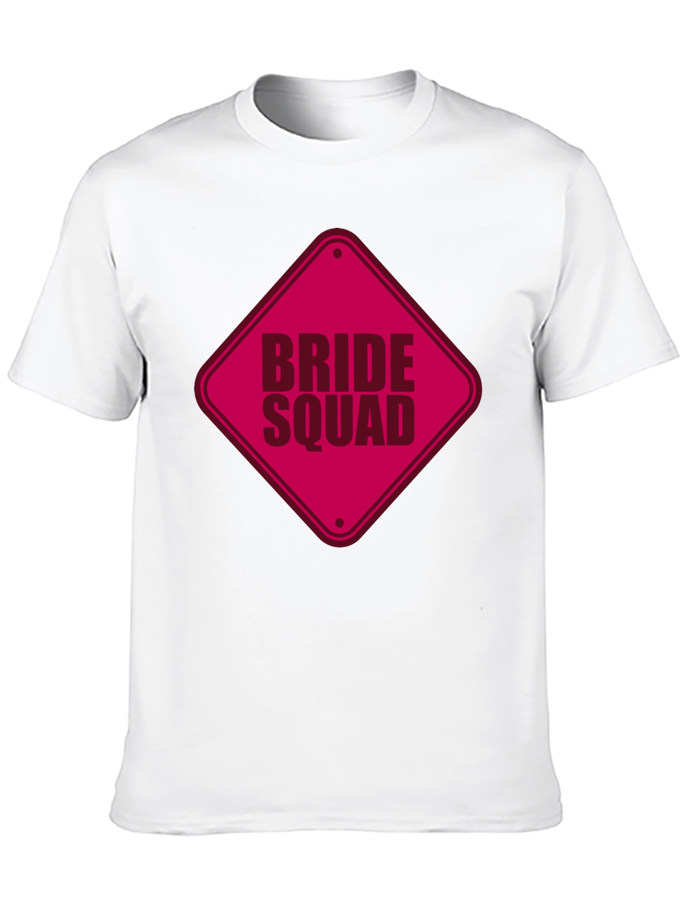 Bride Squad T-Shirt - Black Crew Neck