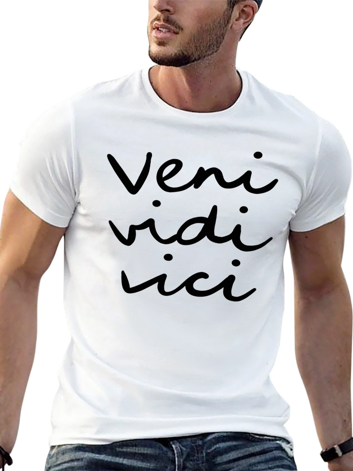Veni Vidi Vici Black T-Shirt