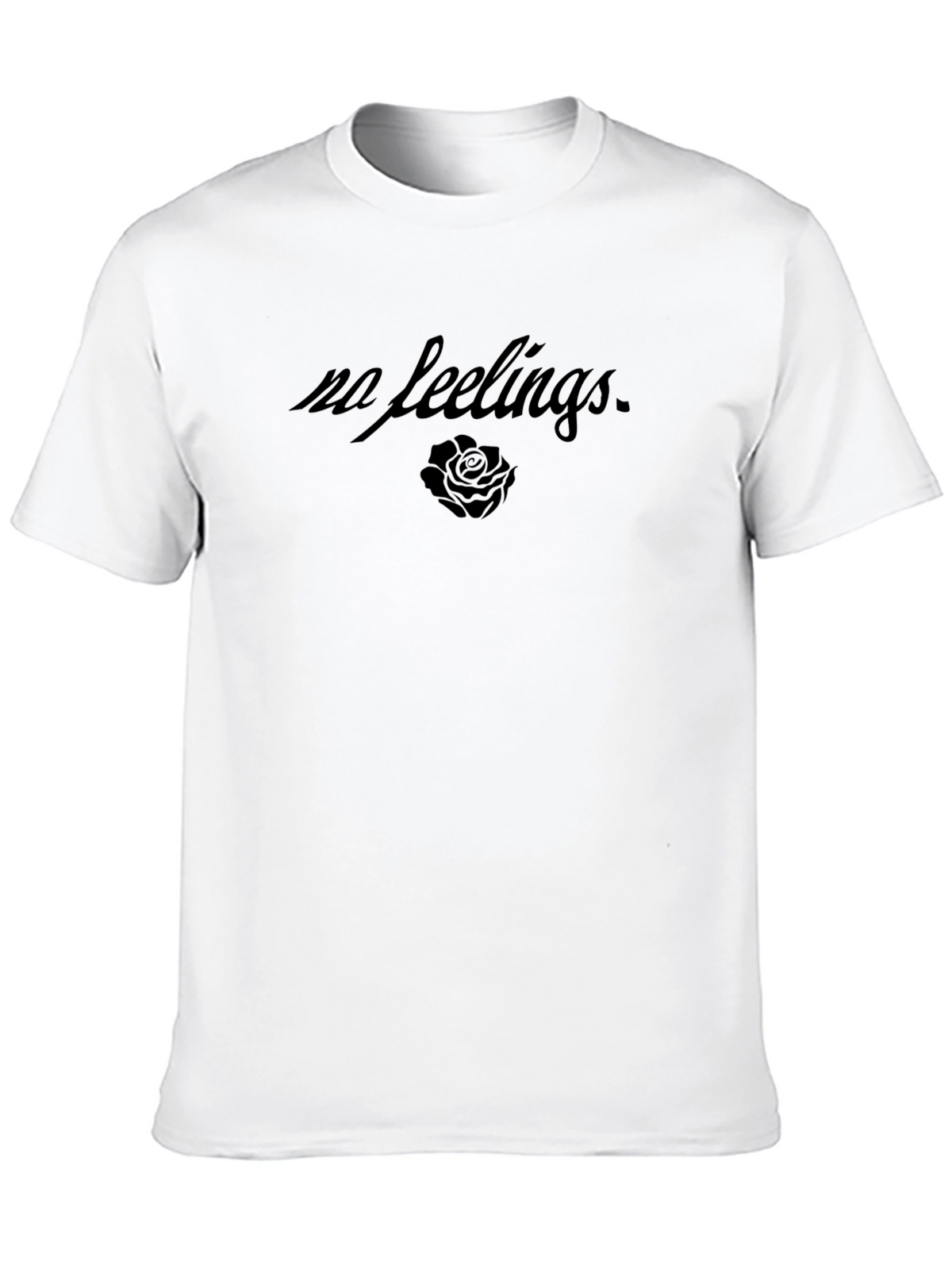 No Feelings Rose Graphic T-Shirt