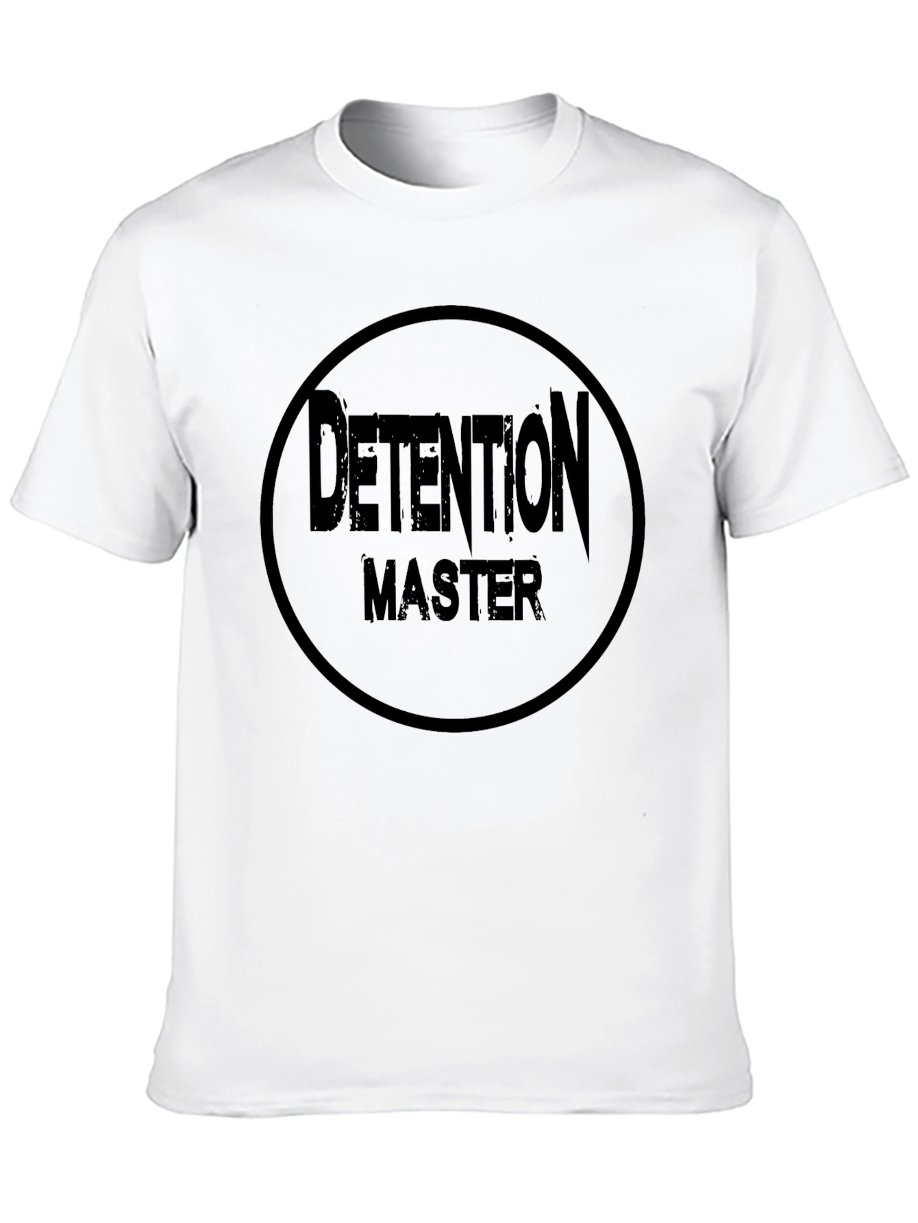Detention Master Black T-Shirt - Cool Graphic Tee