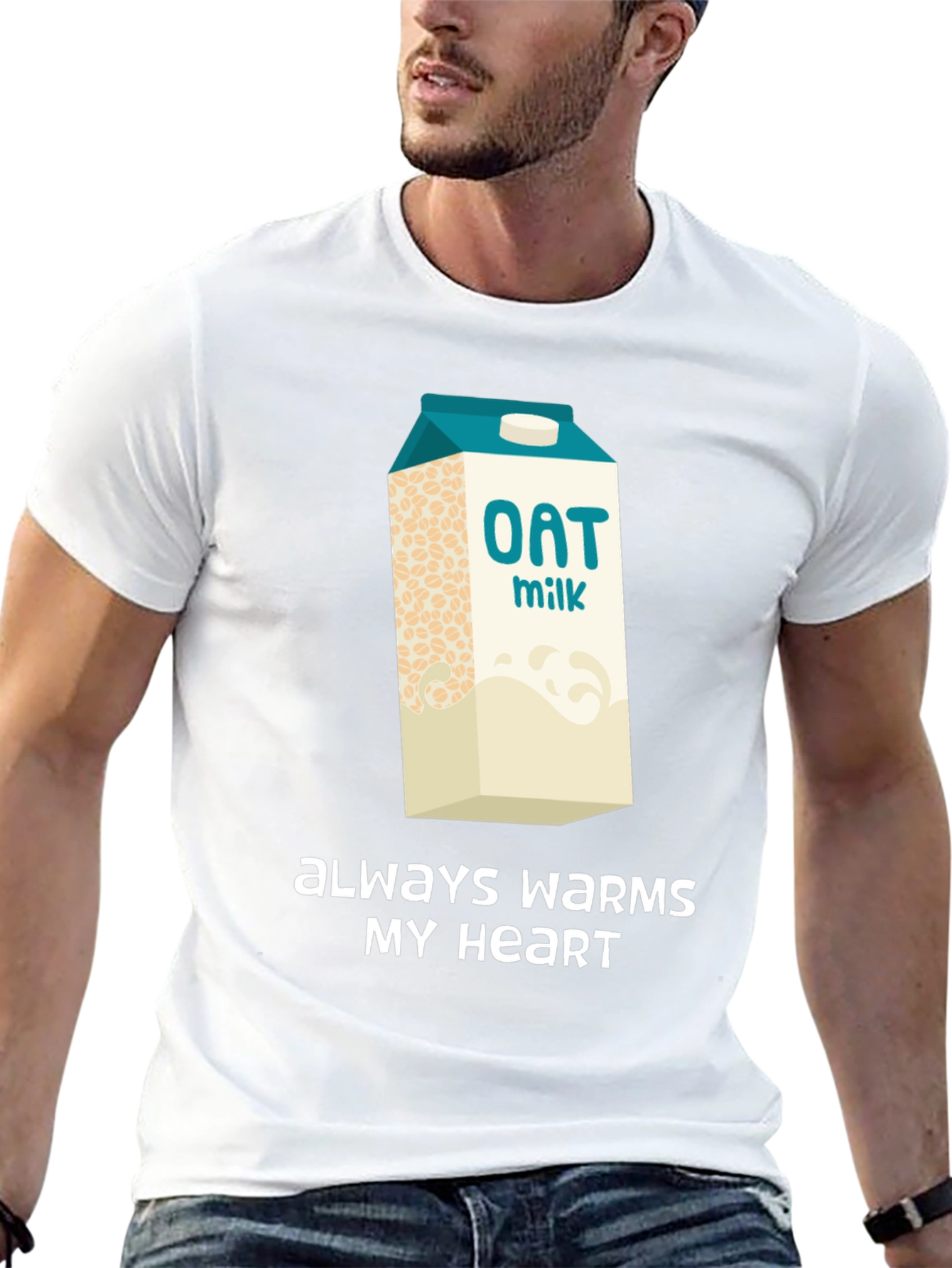 Oat Milk Lover T-Shirt - Always Warms My Heart