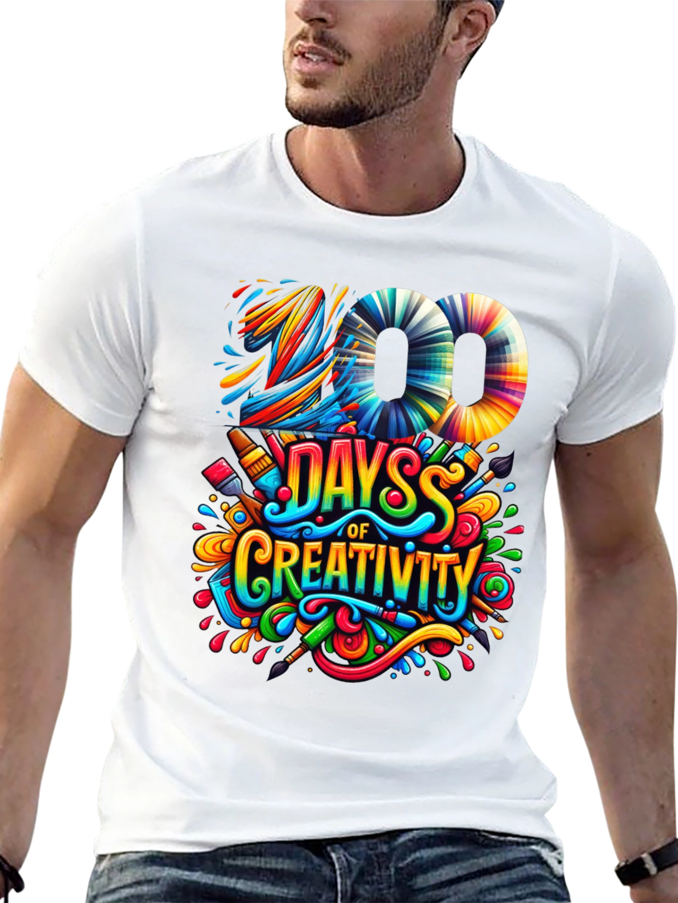 100 Days of Creativity Graphic T-Shirt