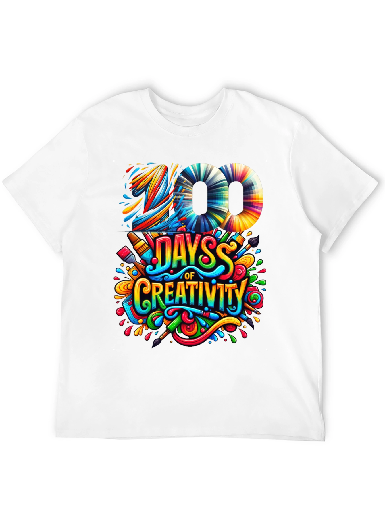 100 Days of Creativity Graphic T-Shirt