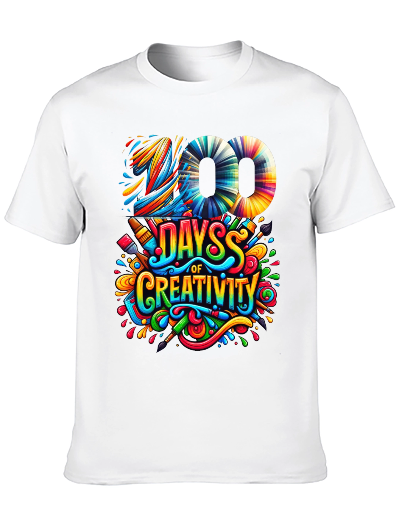 100 Days of Creativity Graphic T-Shirt