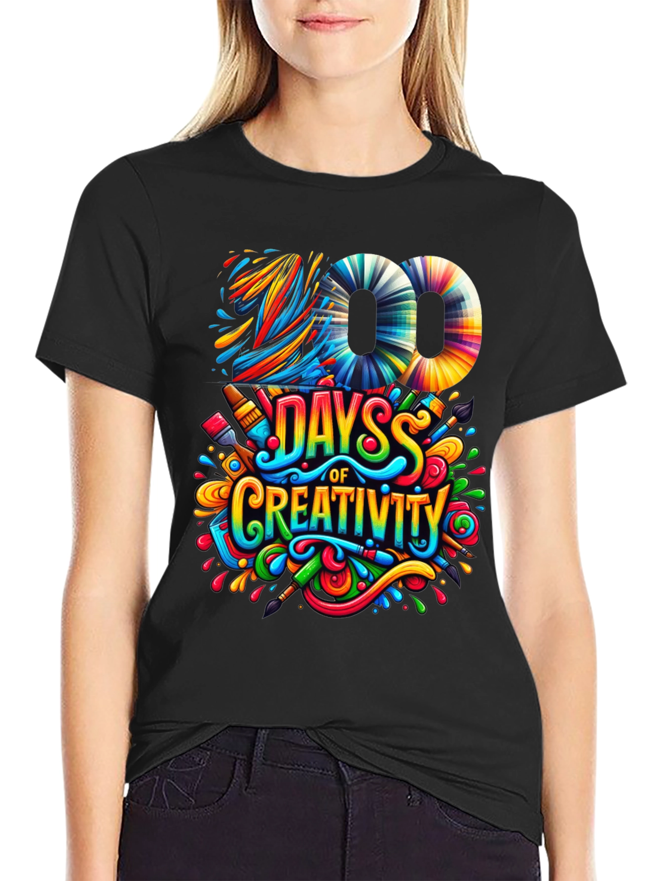 100 Days of Creativity Graphic T-Shirt