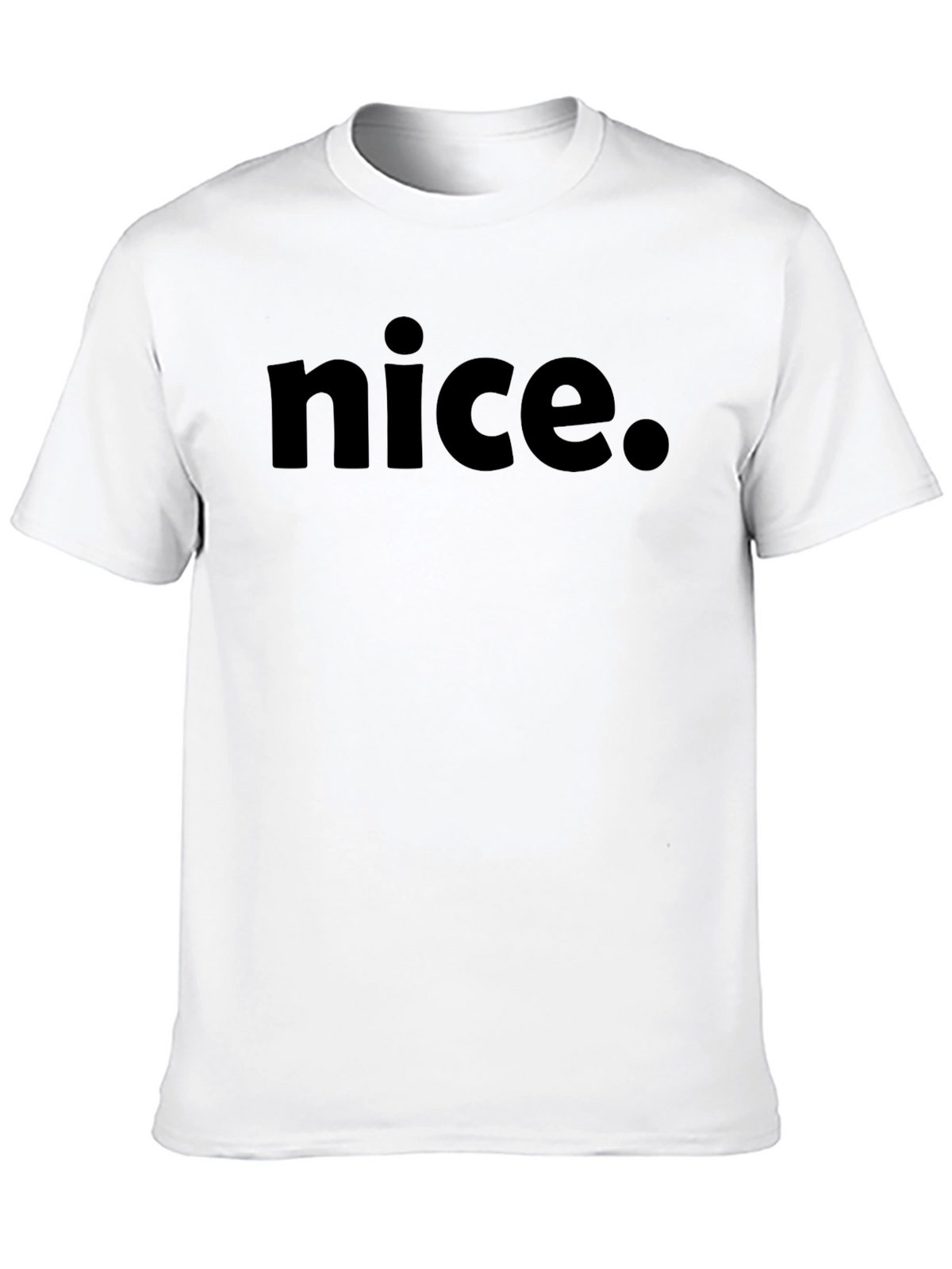 Nice Graphic Tee - Classic Black T-Shirt