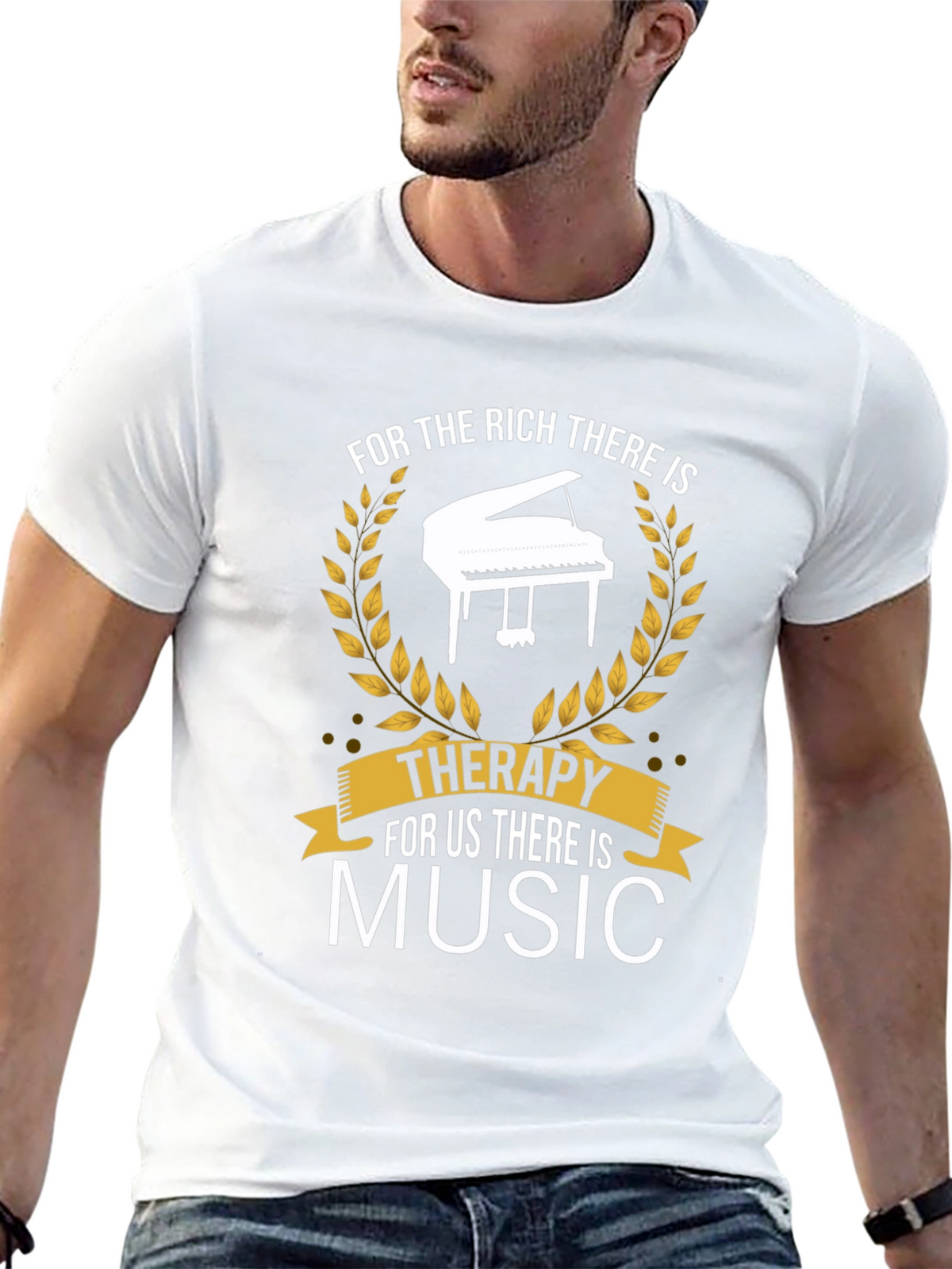 Music Therapy T-Shirt - For Rich and Us