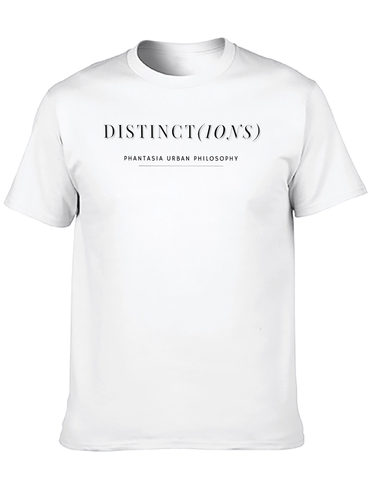Distinct(ions) Black Graphic Tee